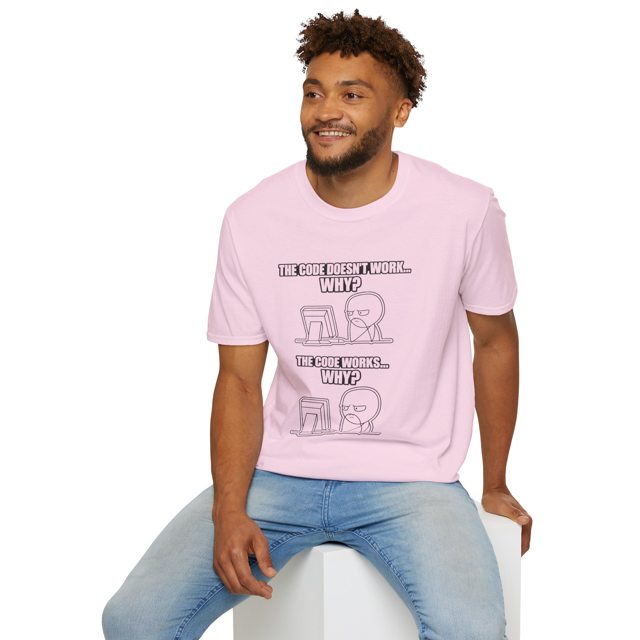 Now That Is a Powerful Cat — Funny AI Meme T-Shirt for Tech Nerds - Image 142