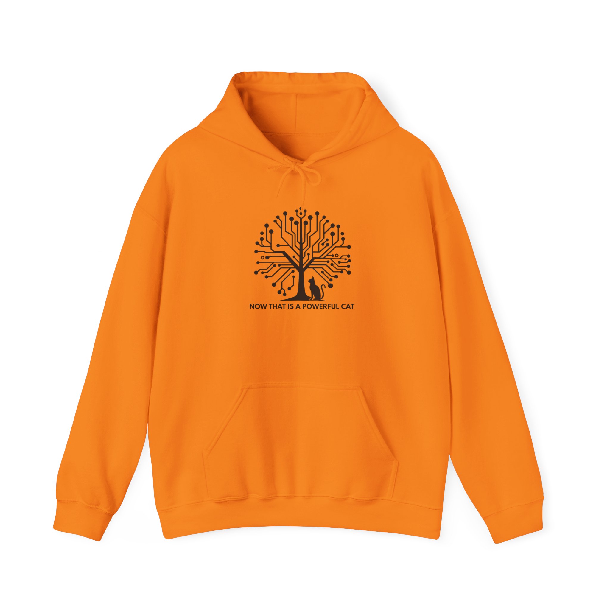Neural Tree Cat Hoodie | AI Nature Pullover for Developers & Cat Lovers - Image 64