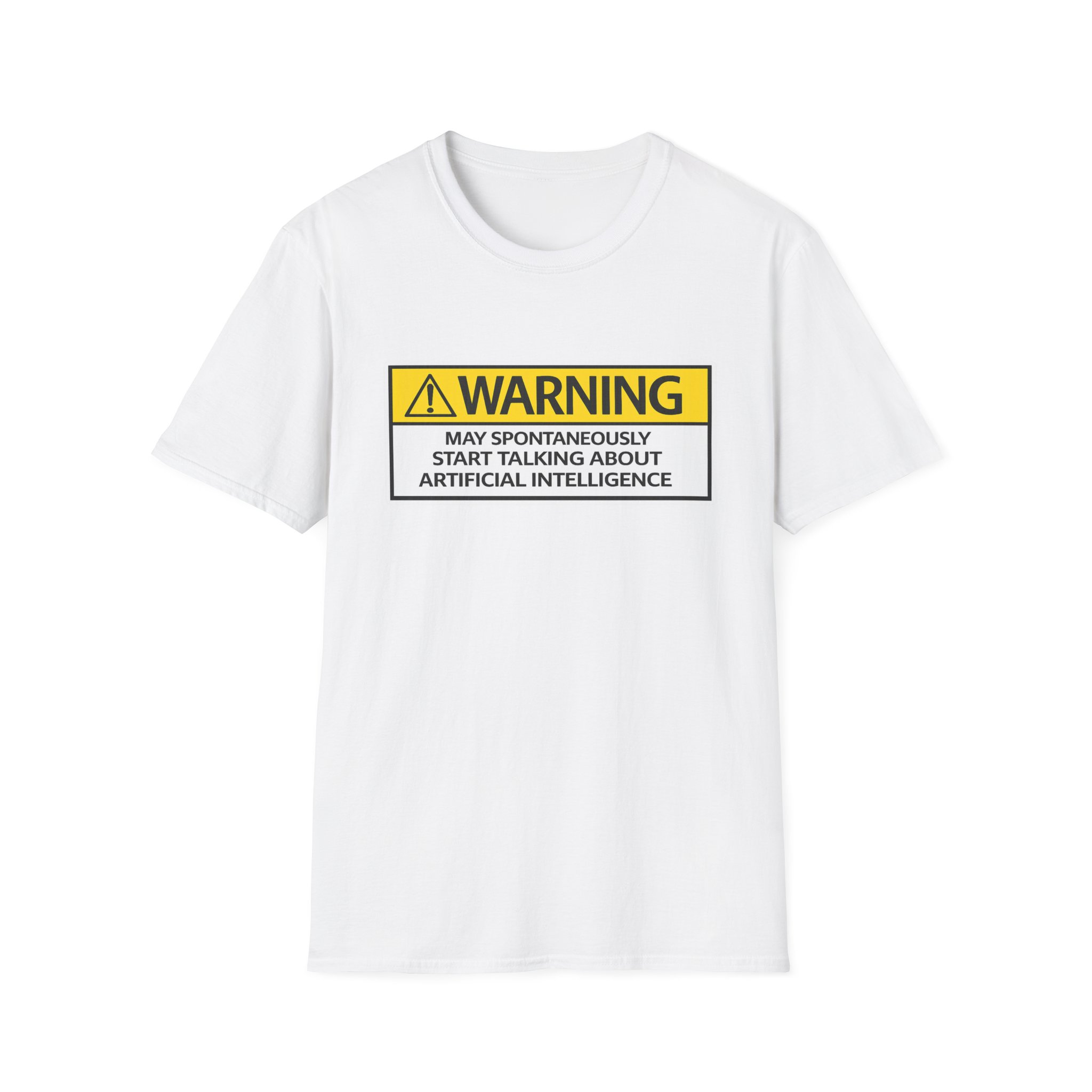 Warning May Talk About AI Tee | Funny Artificial Intelligence Shirt - Image 14