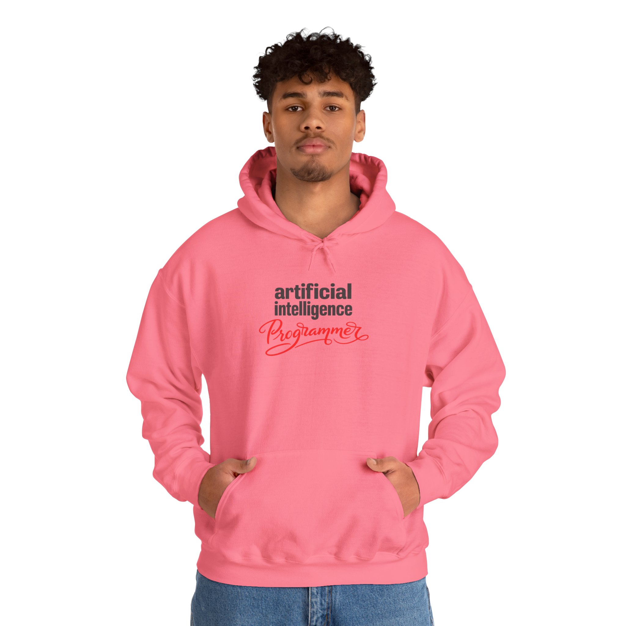 Artificial Intelligence Programmer Hoodie | Bold Script Developer Sweatshirt - Image 107