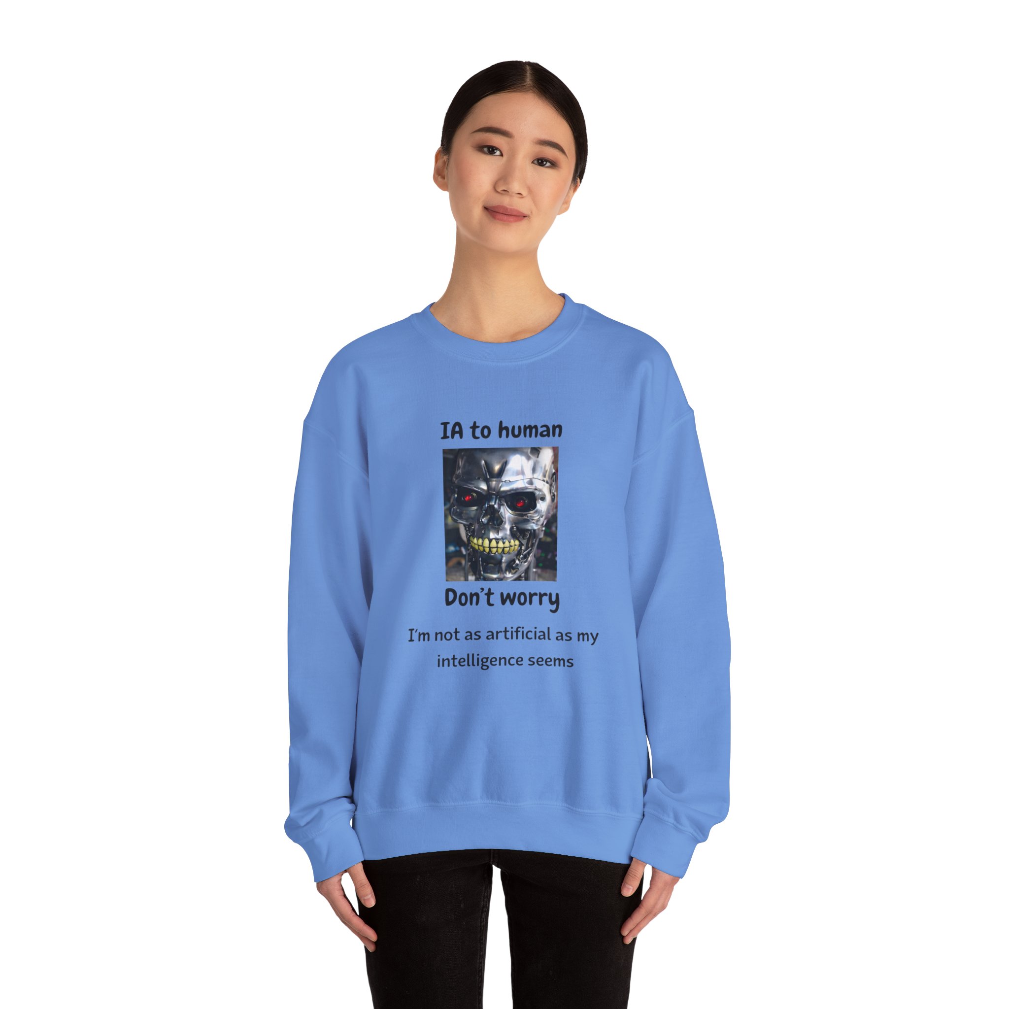 IA to Human Don't Worry — Funny AI Sweatshirt Gift for Developers - Image 63