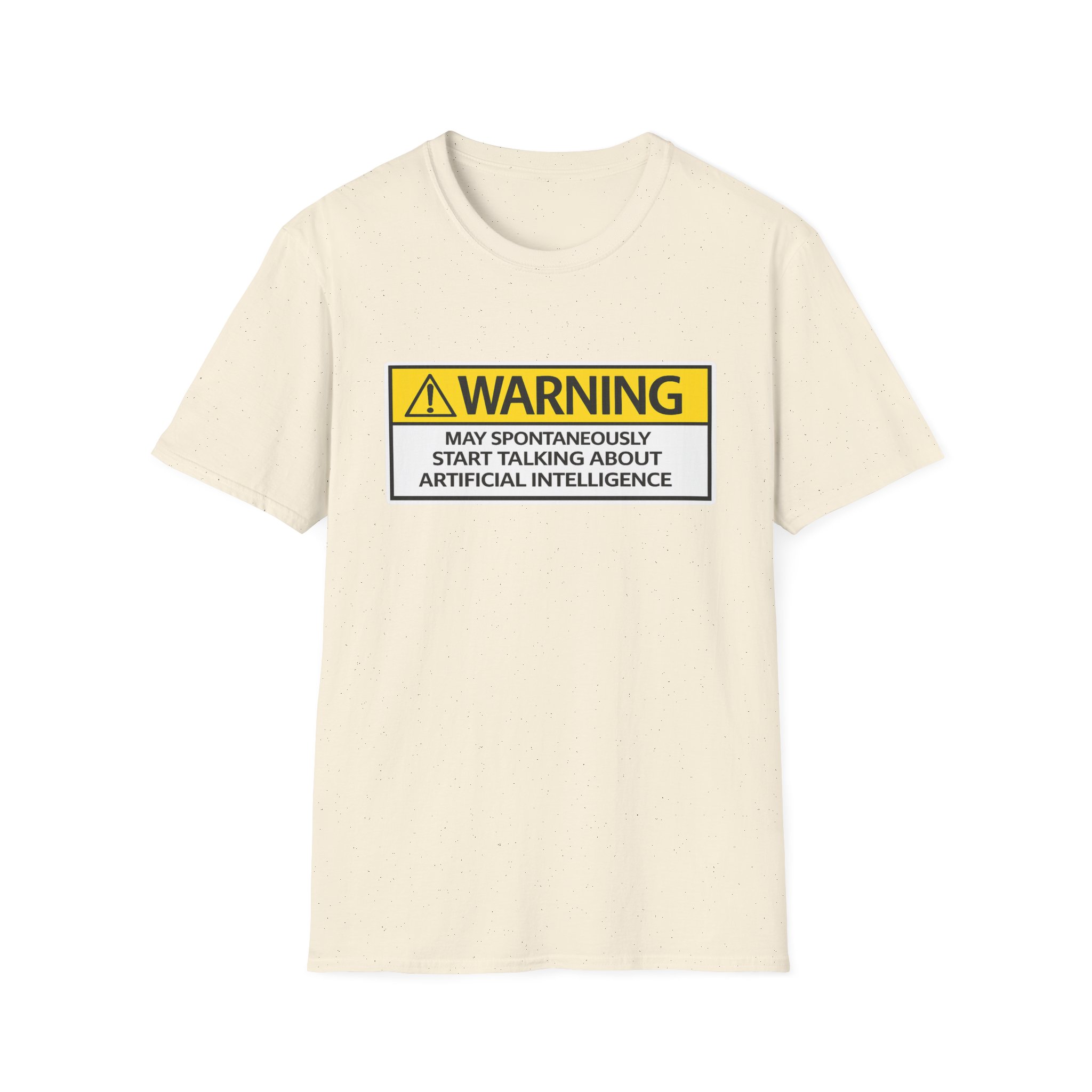 Warning May Talk About AI Tee | Funny Artificial Intelligence Shirt - Image 46