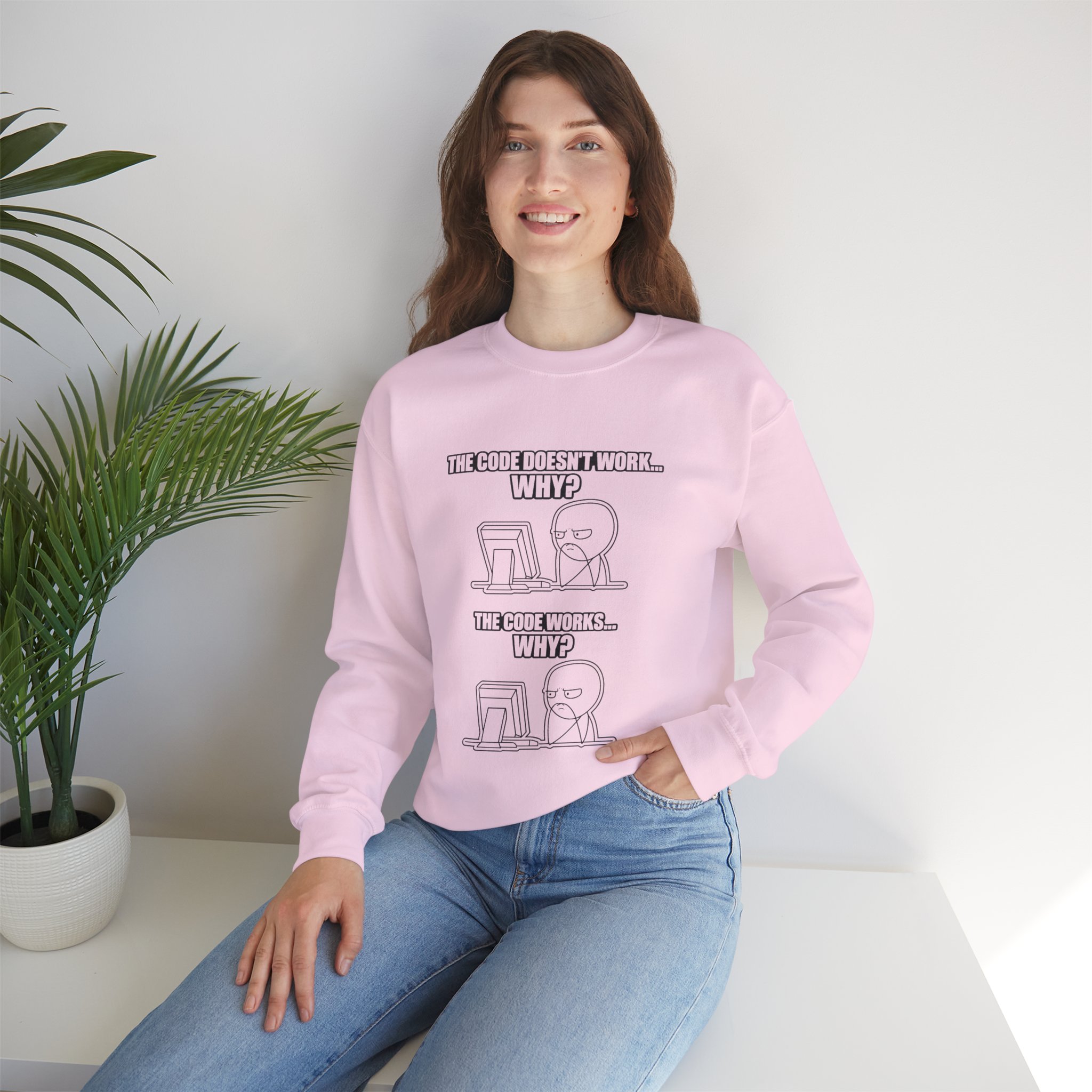 Now That Is a Powerful Cat — AI Meme Sweatshirt for Developers & Tech Fans - Image 8