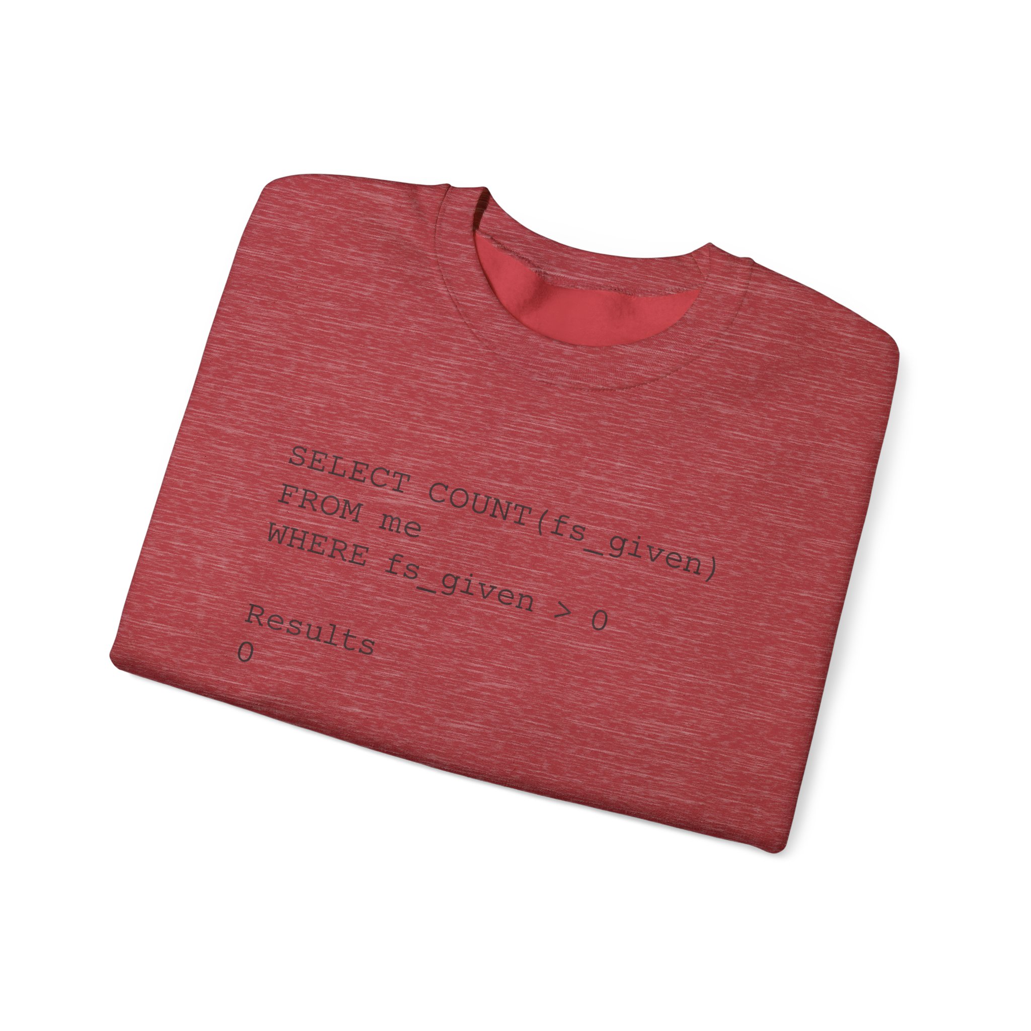 SELECT COUNT Funny SQL Sweatshirt for Data Engineers & Developers - Image 84