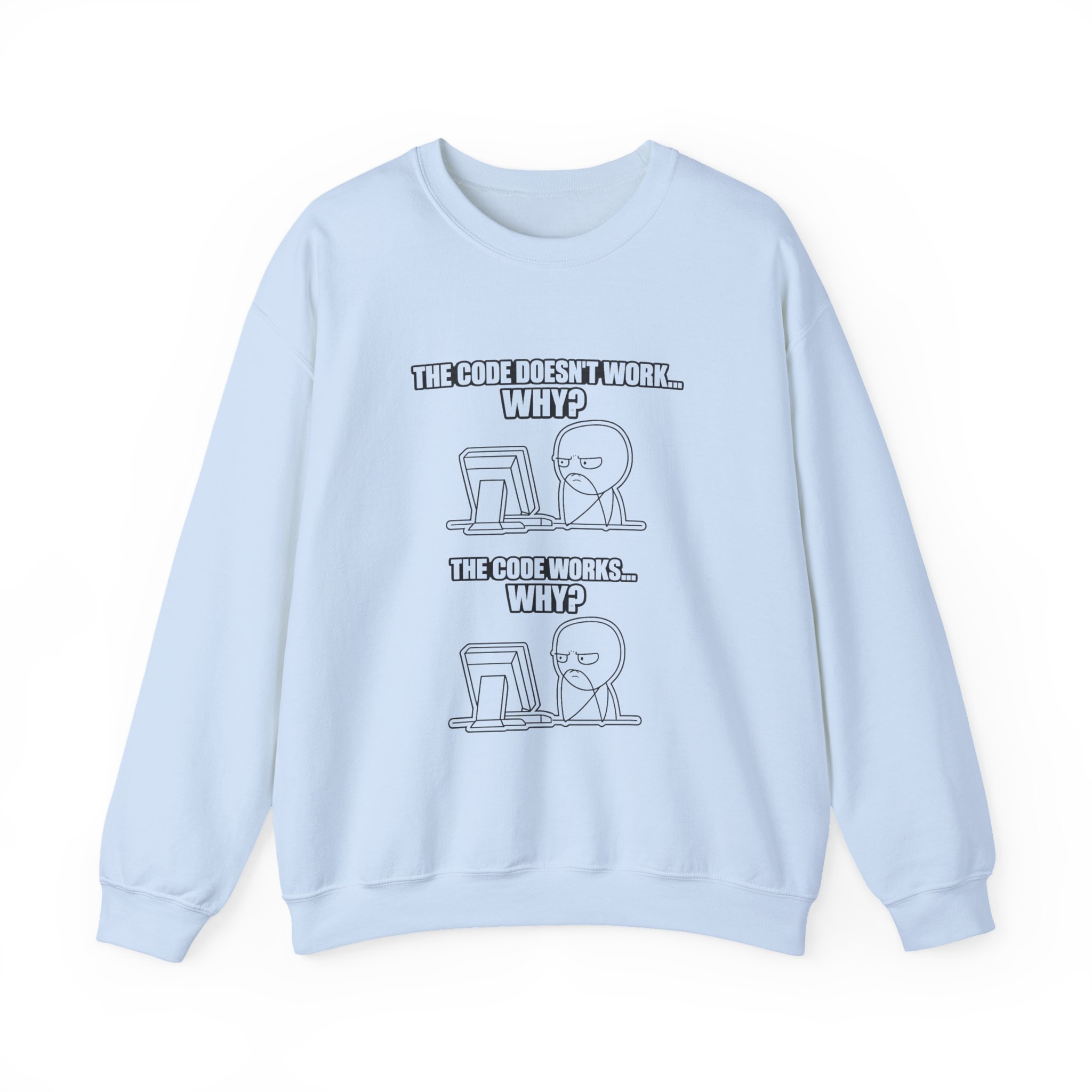 Now That Is a Powerful Cat — AI Meme Sweatshirt for Developers & Tech Fans - Image 55