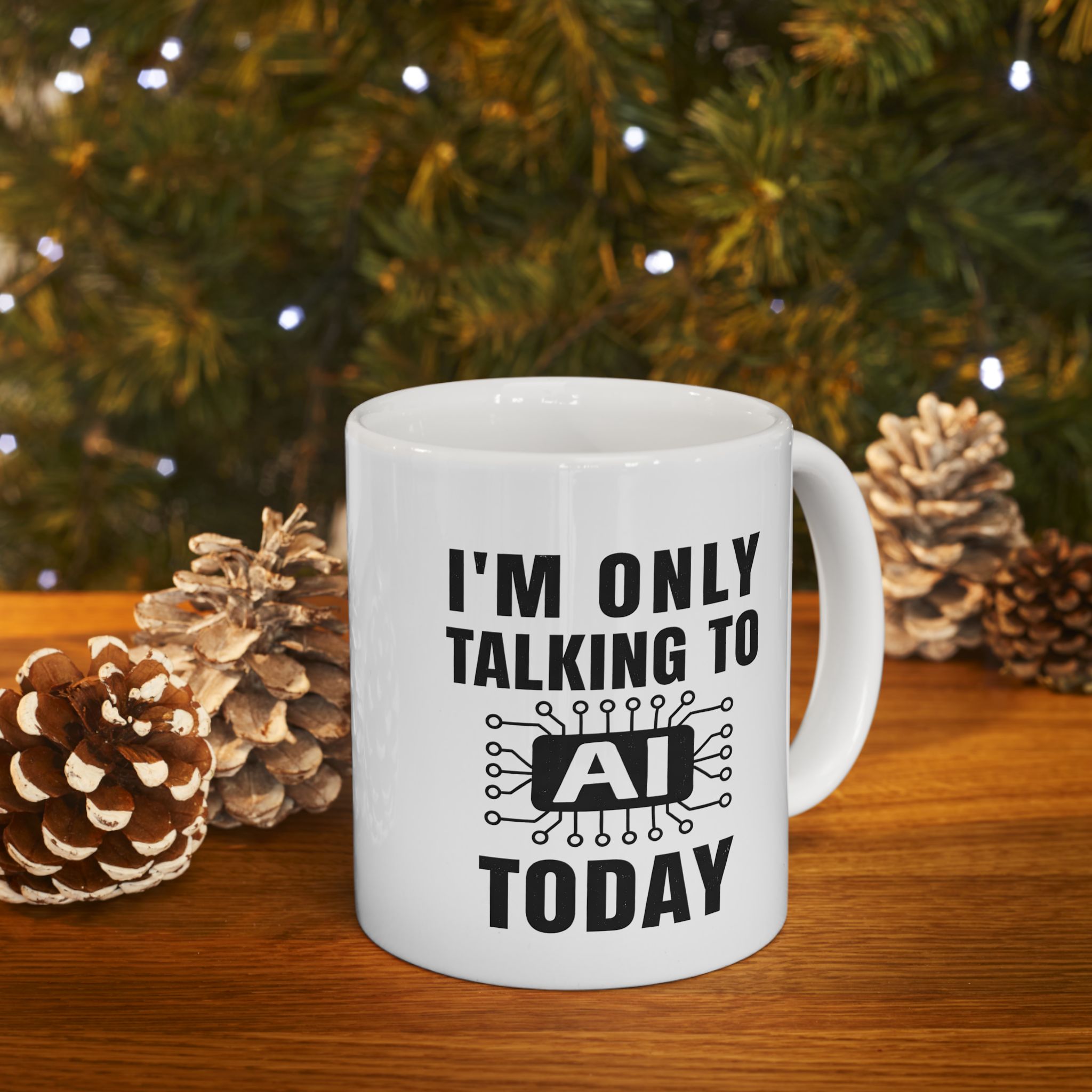 I'm Only Talking to AI Today Mug | Funny Introvert Tech Coffee Cup Gift - Image 8
