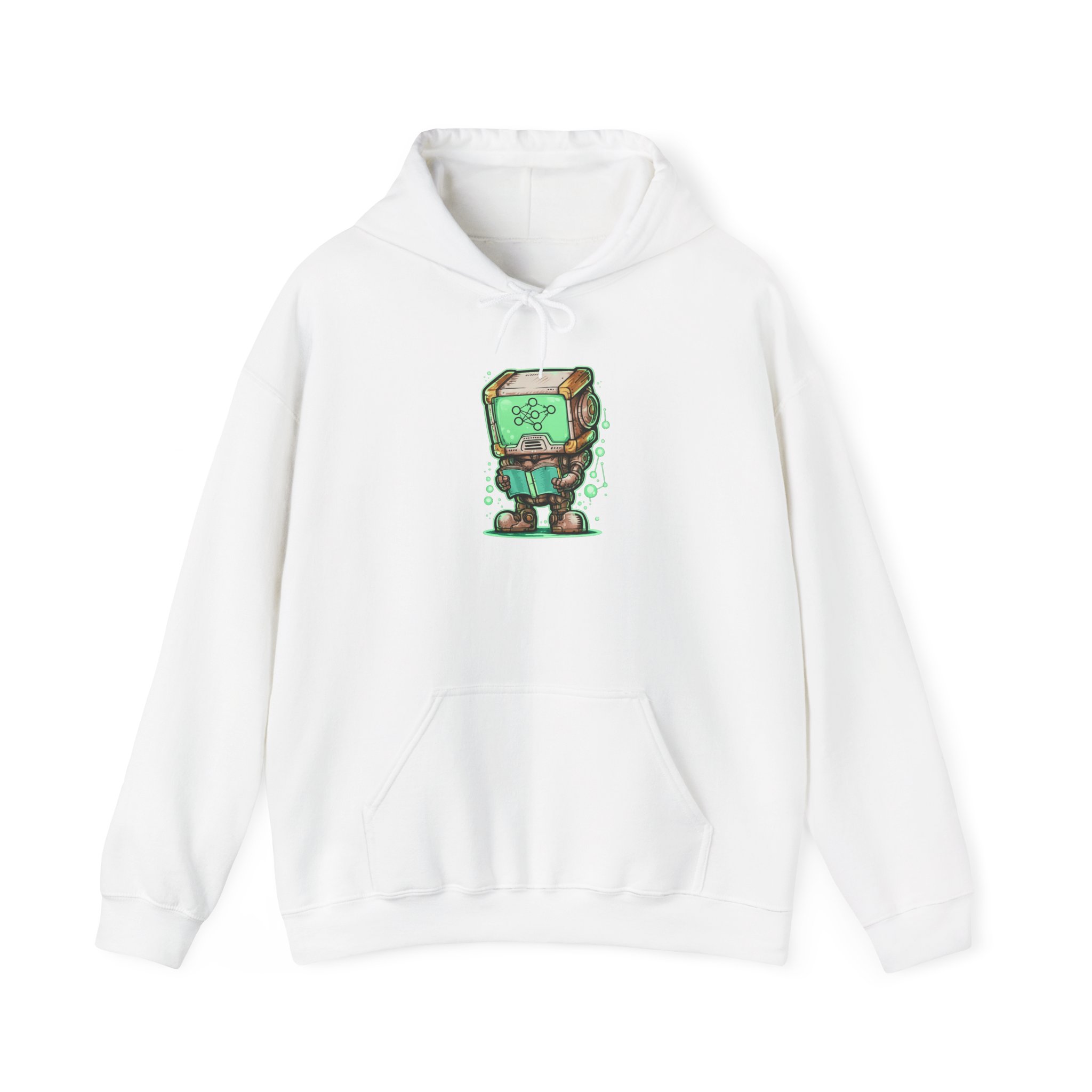 AI Robot Reading Hoodie | Neural Network Sweatshirt for ML Engineers - Image 10