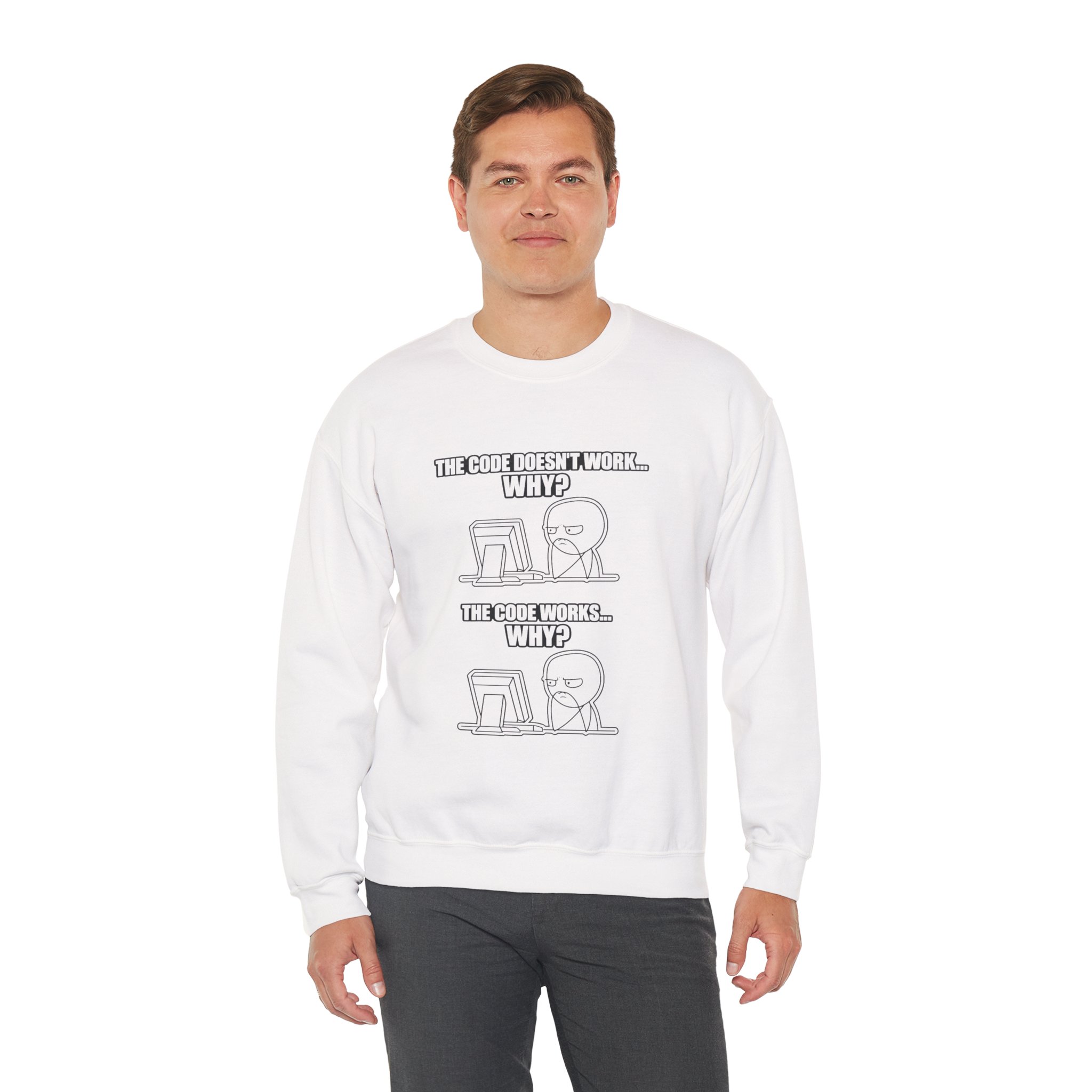 Now That Is a Powerful Cat — AI Meme Sweatshirt for Developers & Tech Fans - Image 11