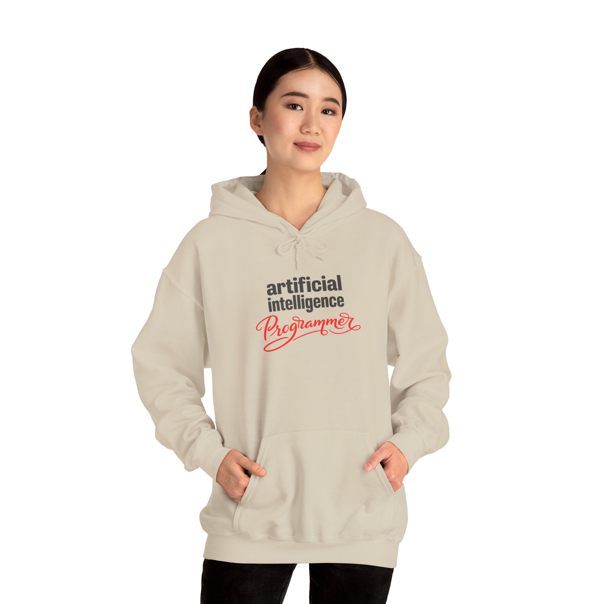 Artificial Intelligence Programmer Hoodie | Bold Script Developer Sweatshirt - Image 36