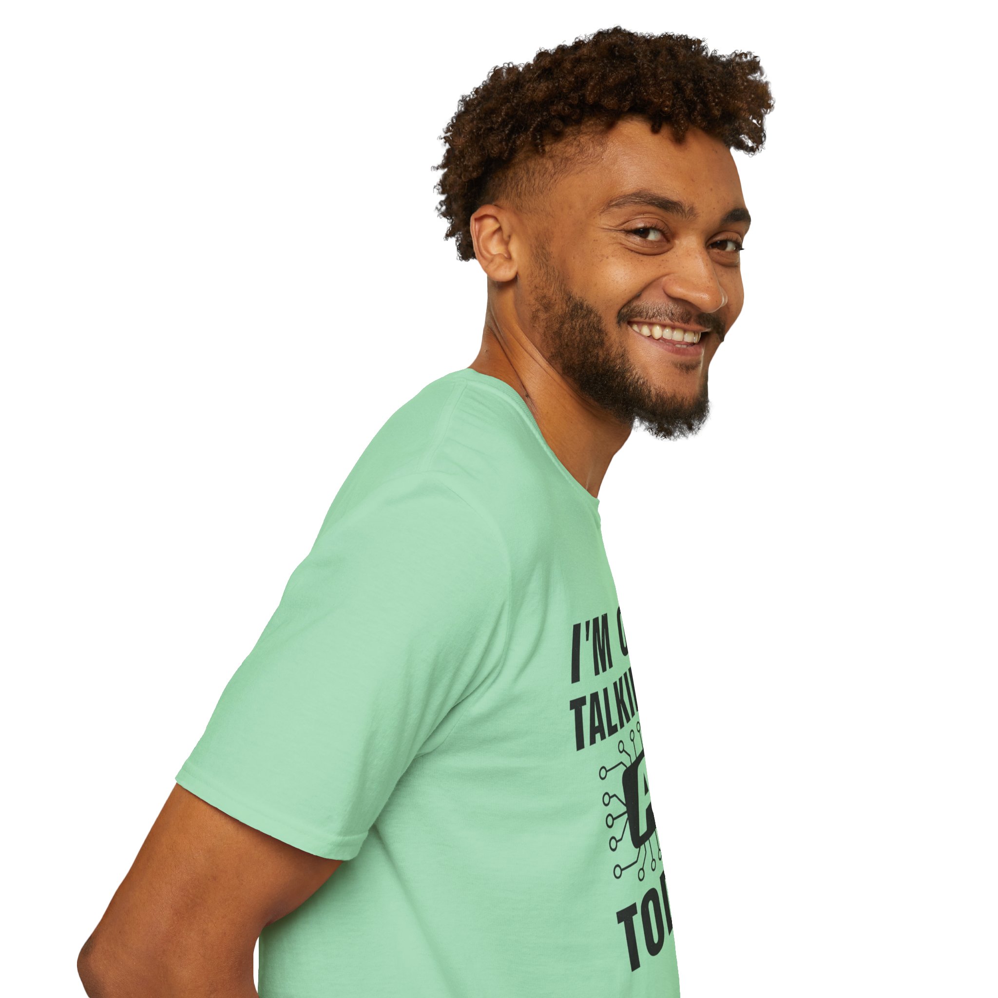 I'm Only Talking to AI Today Tee | Funny Introvert Tech Shirt - Image 88