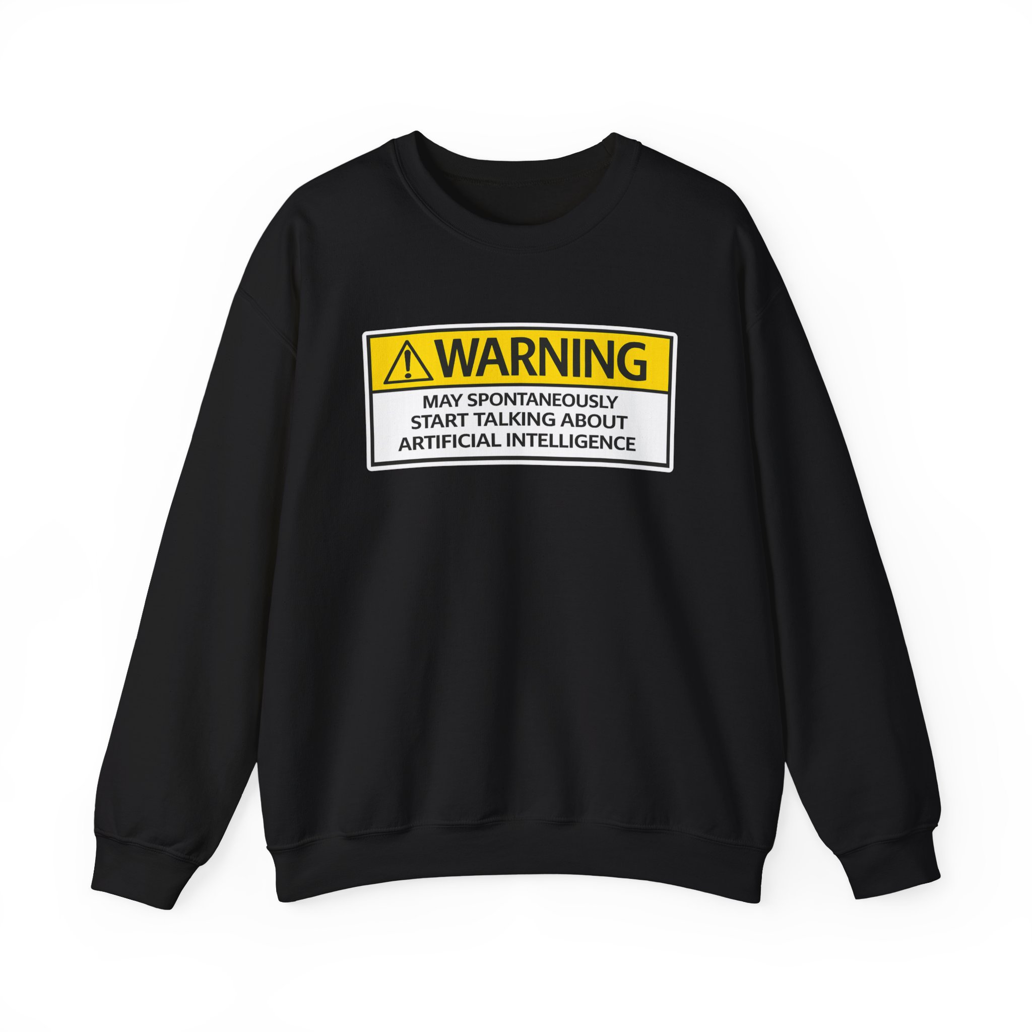 Warning May Talk About AI Sweatshirt | Funny Artificial Intelligence Hoodie - Image 29