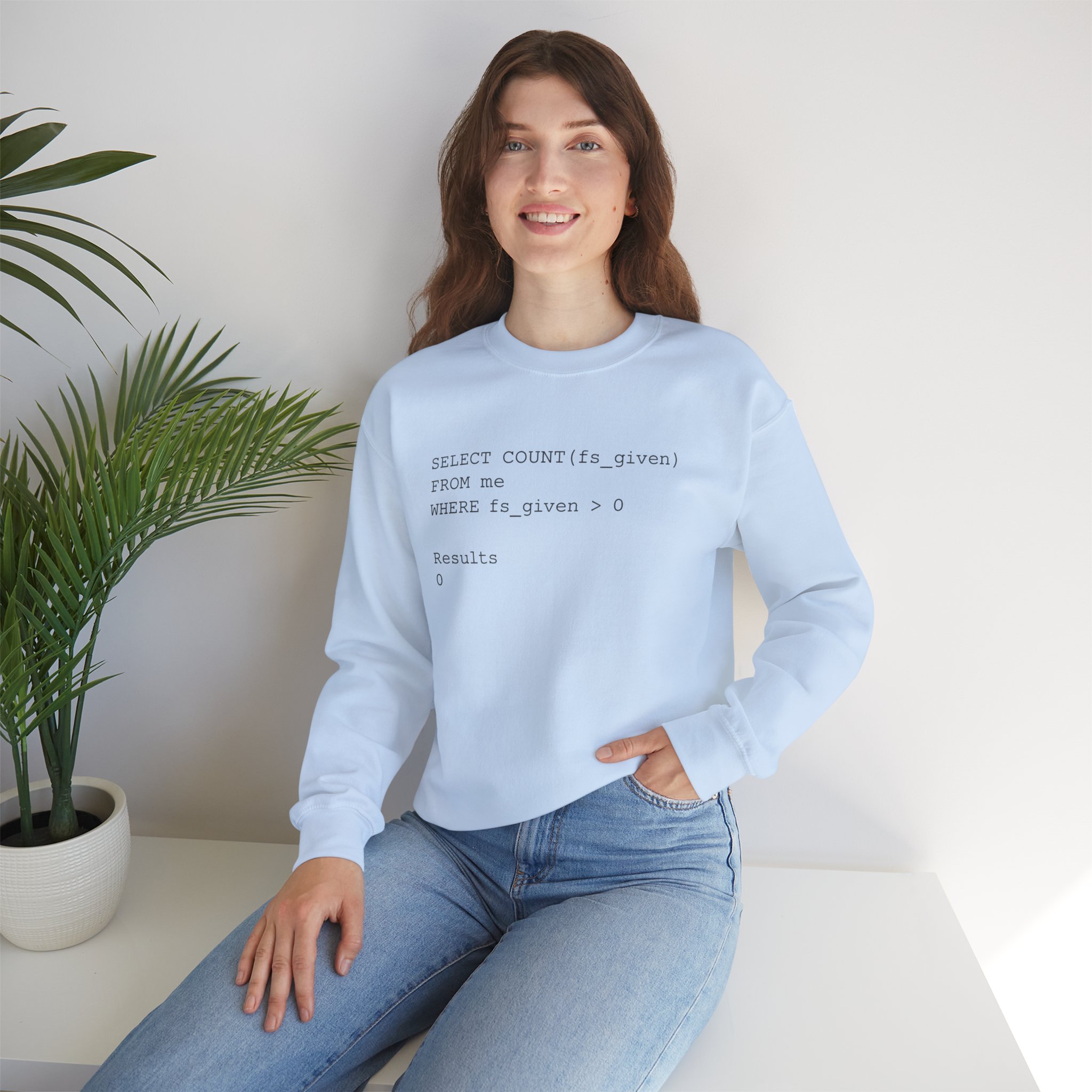 SELECT COUNT Funny SQL Sweatshirt for Data Engineers & Developers