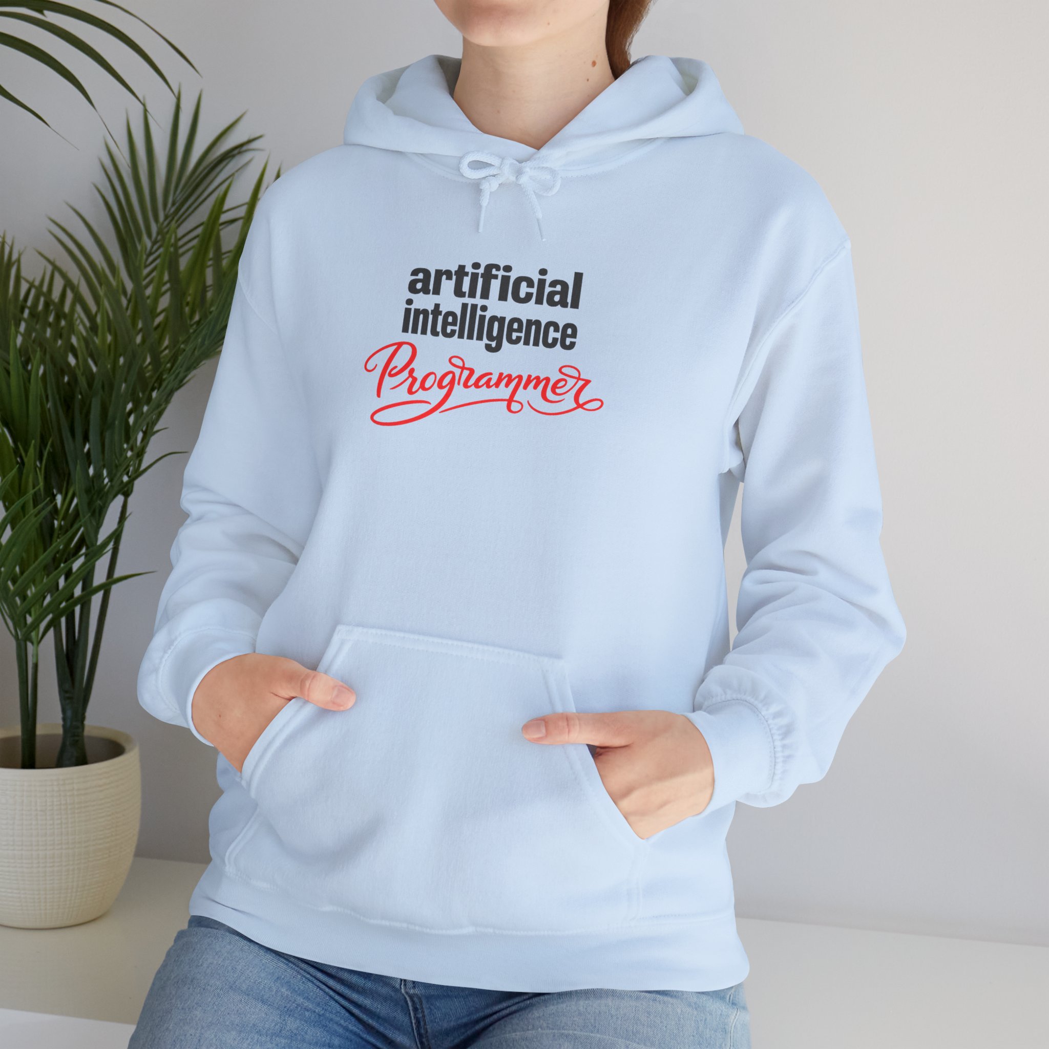 Artificial Intelligence Programmer Hoodie | Bold Script Developer Sweatshirt - Image 59