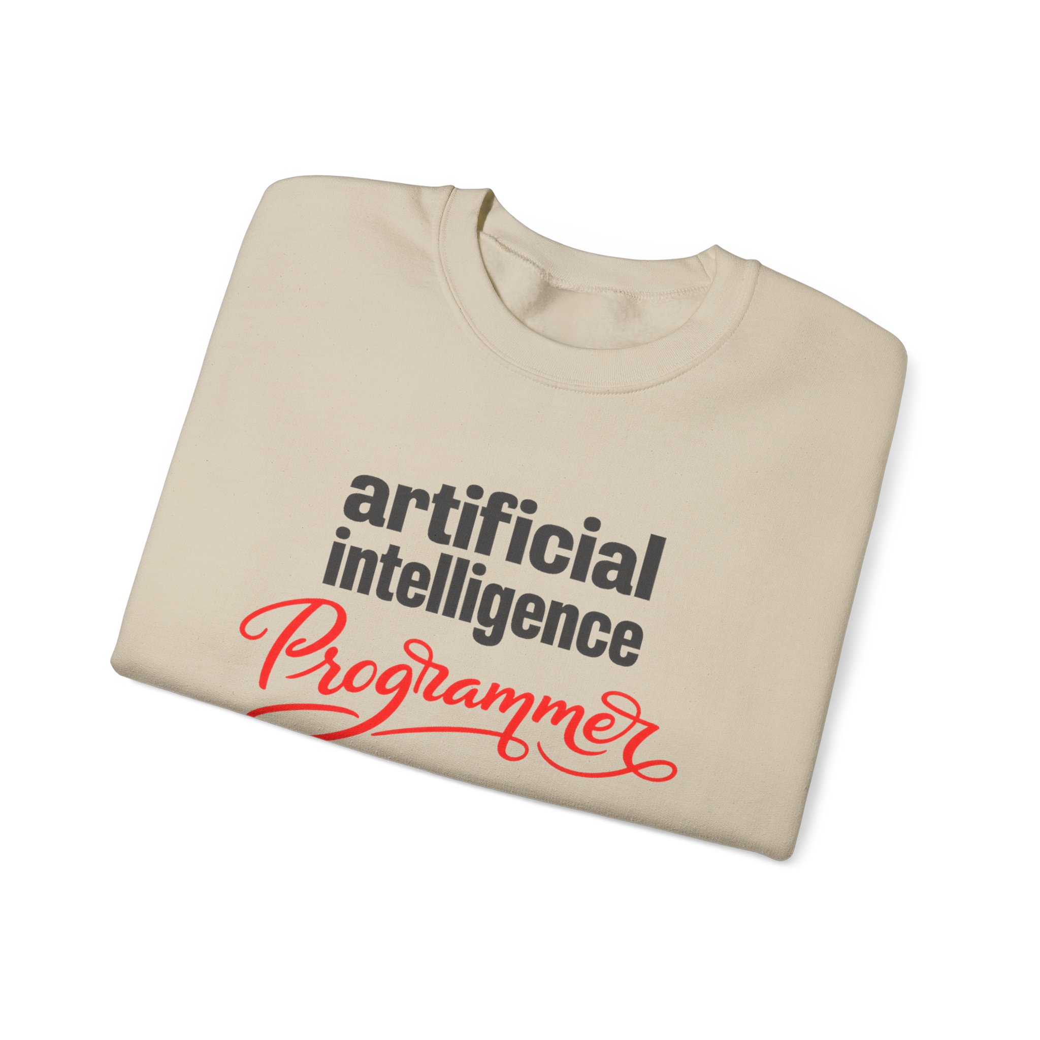 Artificial Intelligence Programmer Sweatshirt | Bold Script Developer Hoodie - Image 31
