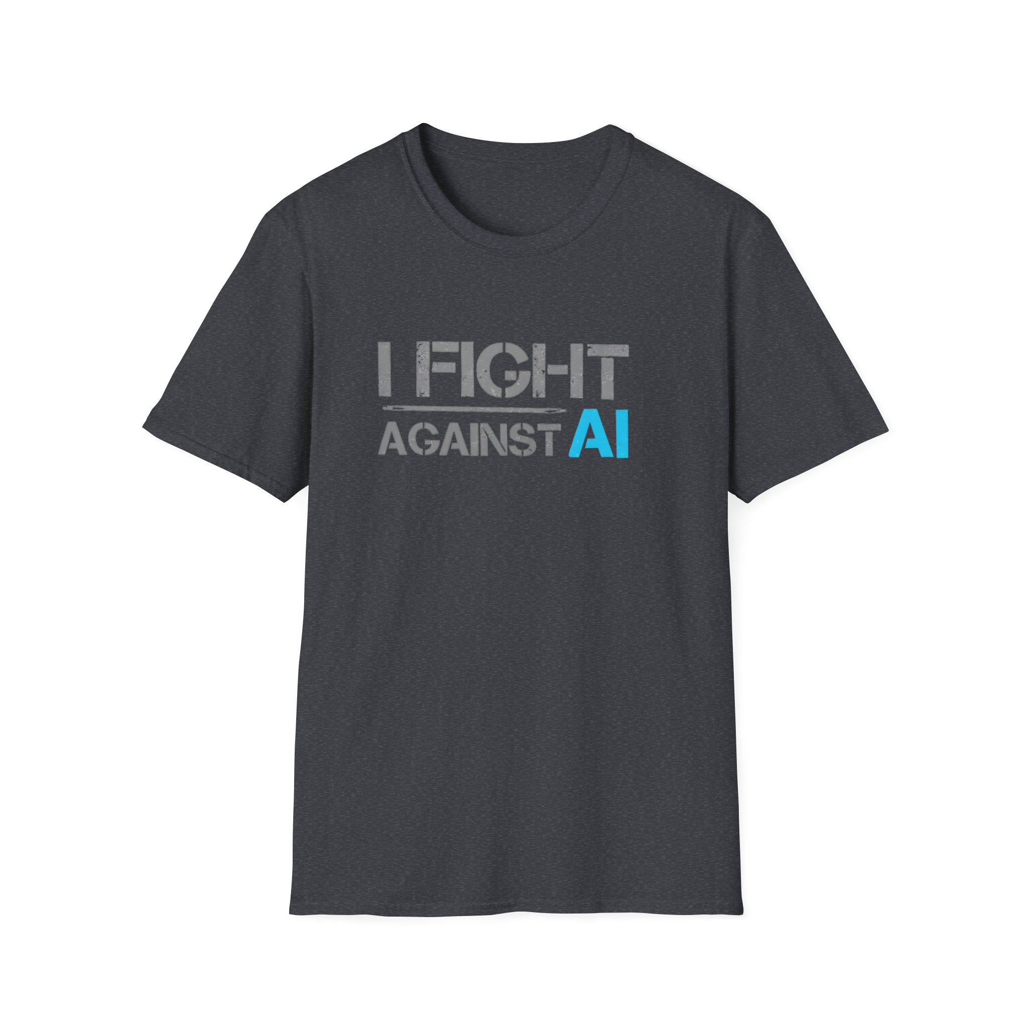 I Fight Against AI – Anti-AI Resistance Graphic T-Shirt for Creatives - Image 81