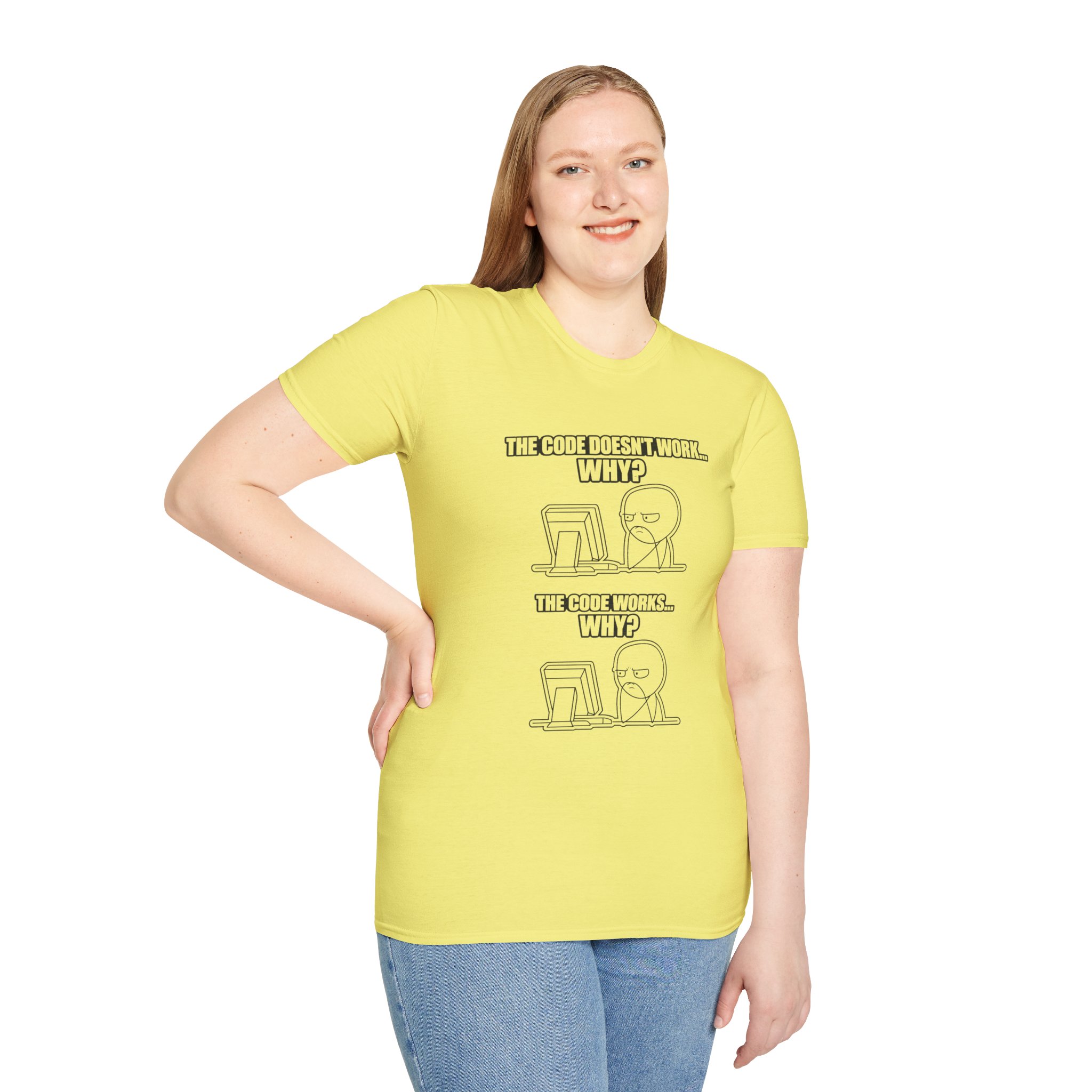 Now That Is a Powerful Cat — Funny AI Meme T-Shirt for Tech Nerds - Image 93