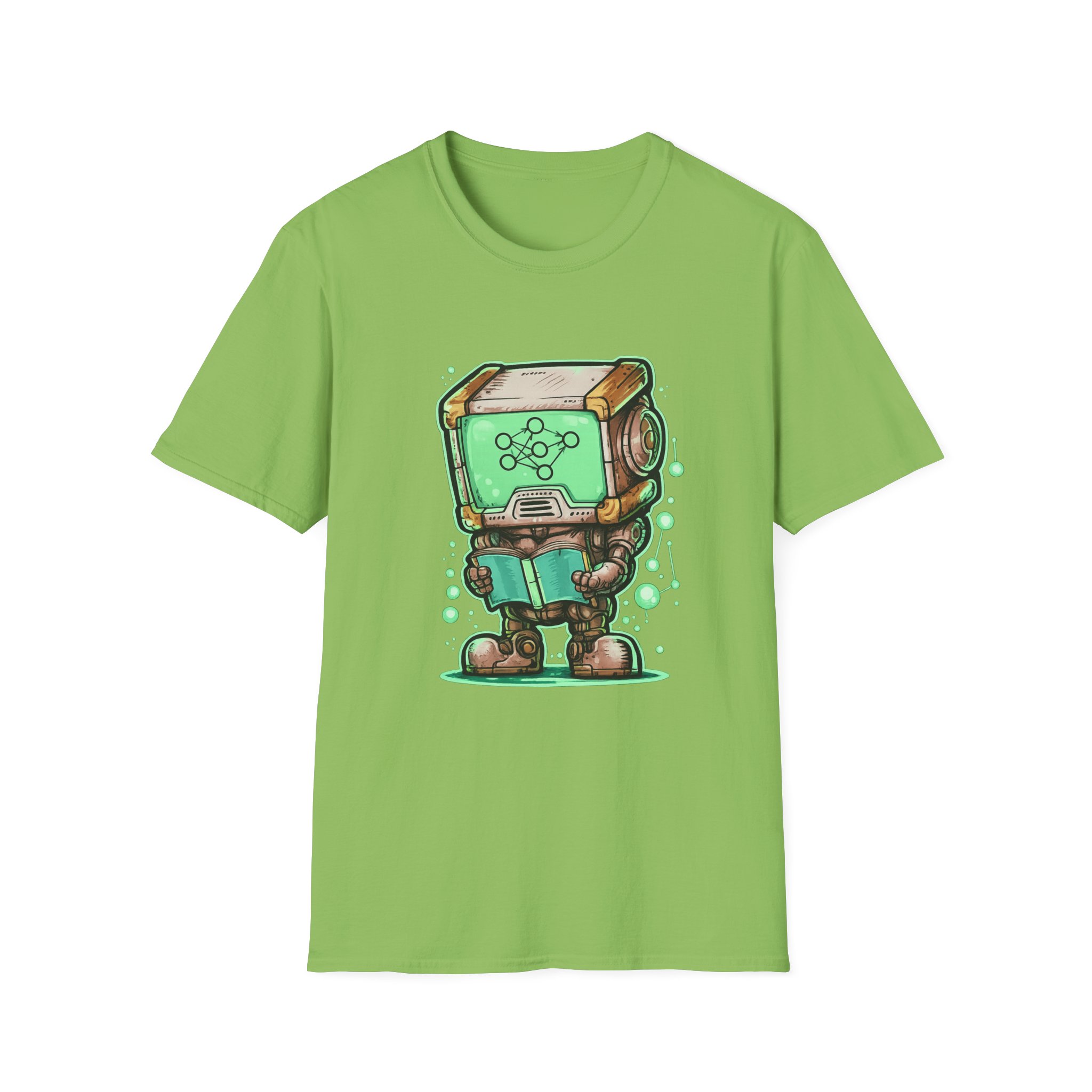 AI Robot Reading Tee | Neural Network Shirt for ML Engineers - Image 64