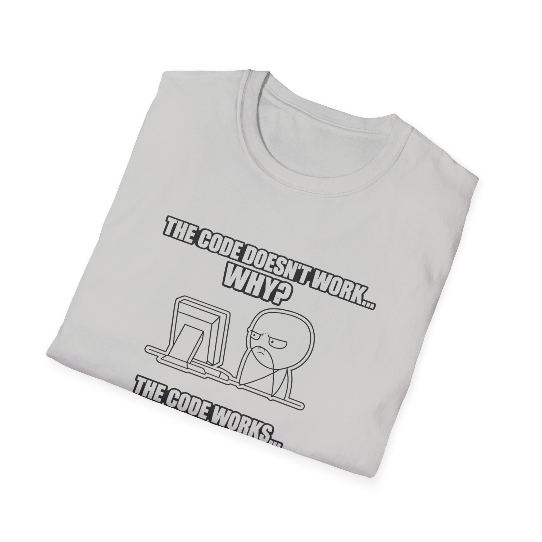 Now That Is a Powerful Cat — Funny AI Meme T-Shirt for Tech Nerds - Image 81