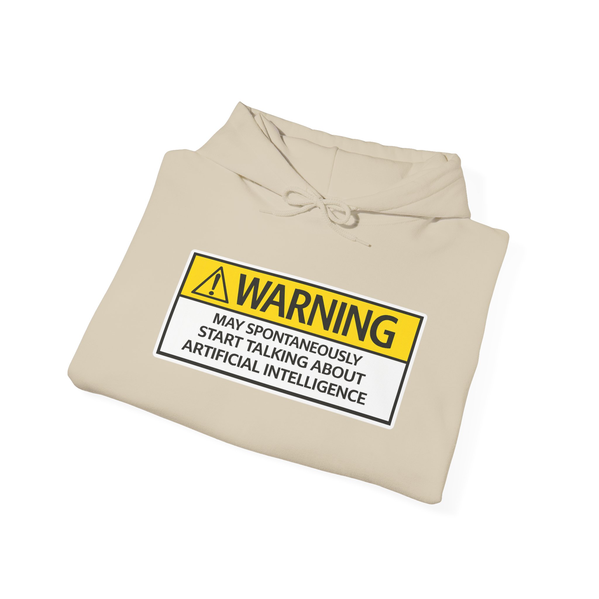 Warning May Talk About AI Hoodie | Funny Artificial Intelligence Sweatshirt - Image 23