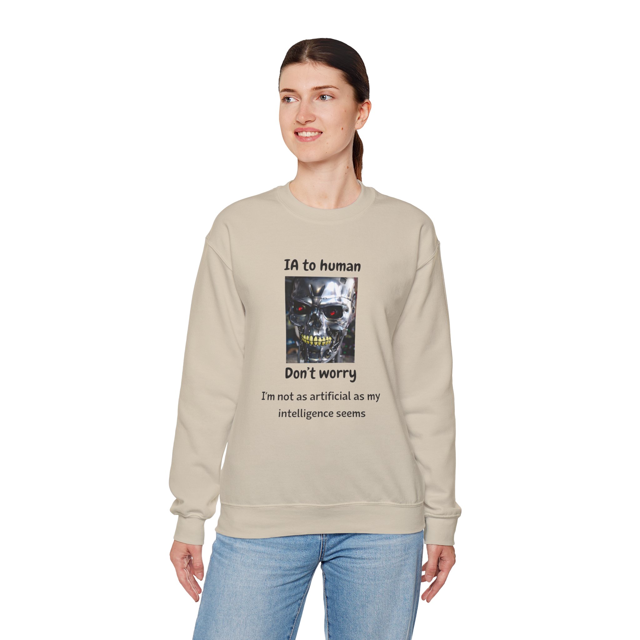 IA to Human Don't Worry — Funny AI Sweatshirt Gift for Developers - Image 47
