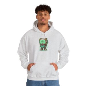 AI Robot Reading Hoodie | Neural Network Sweatshirt for ML Engineers