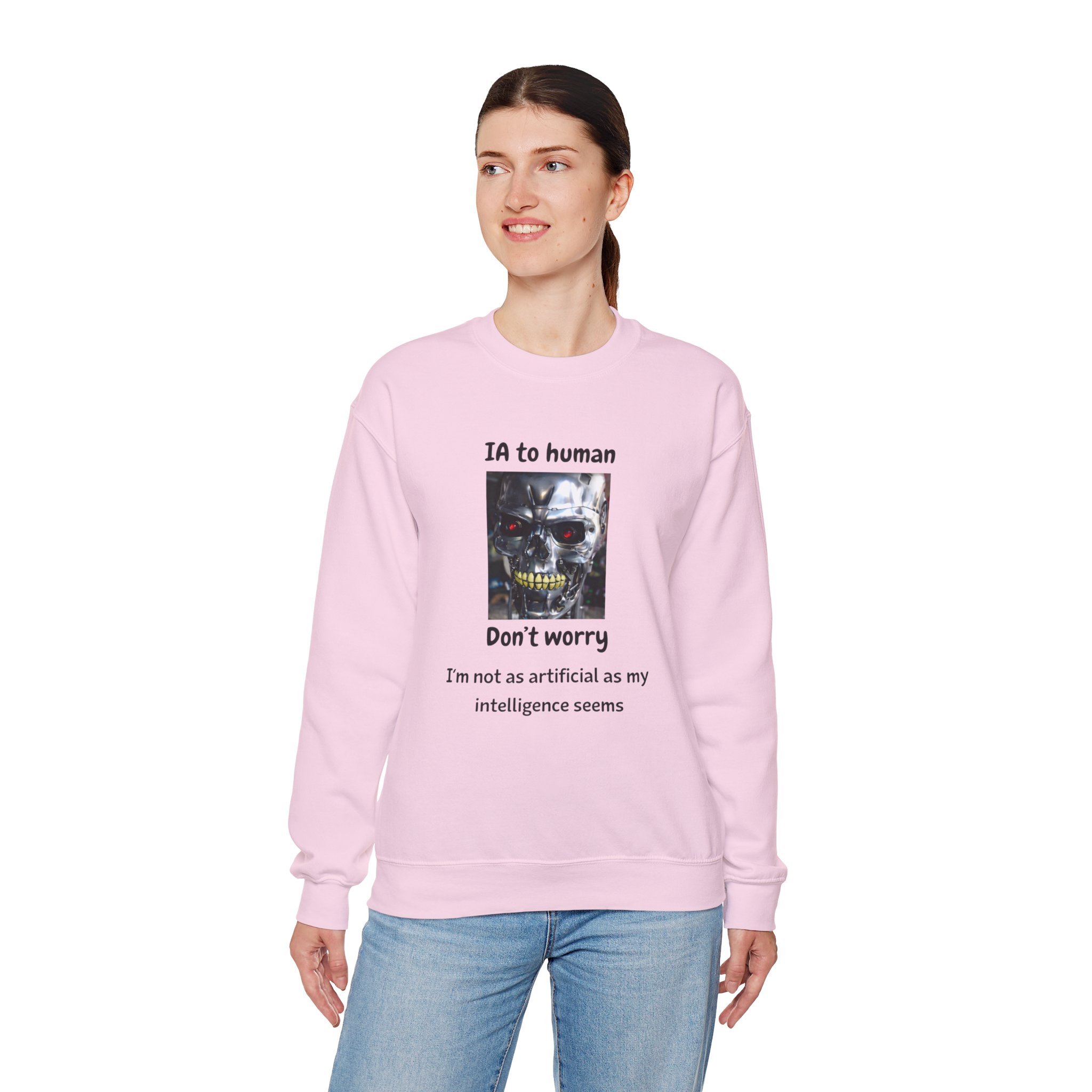 IA to Human Don't Worry — Funny AI Sweatshirt Gift for Developers - Image 77