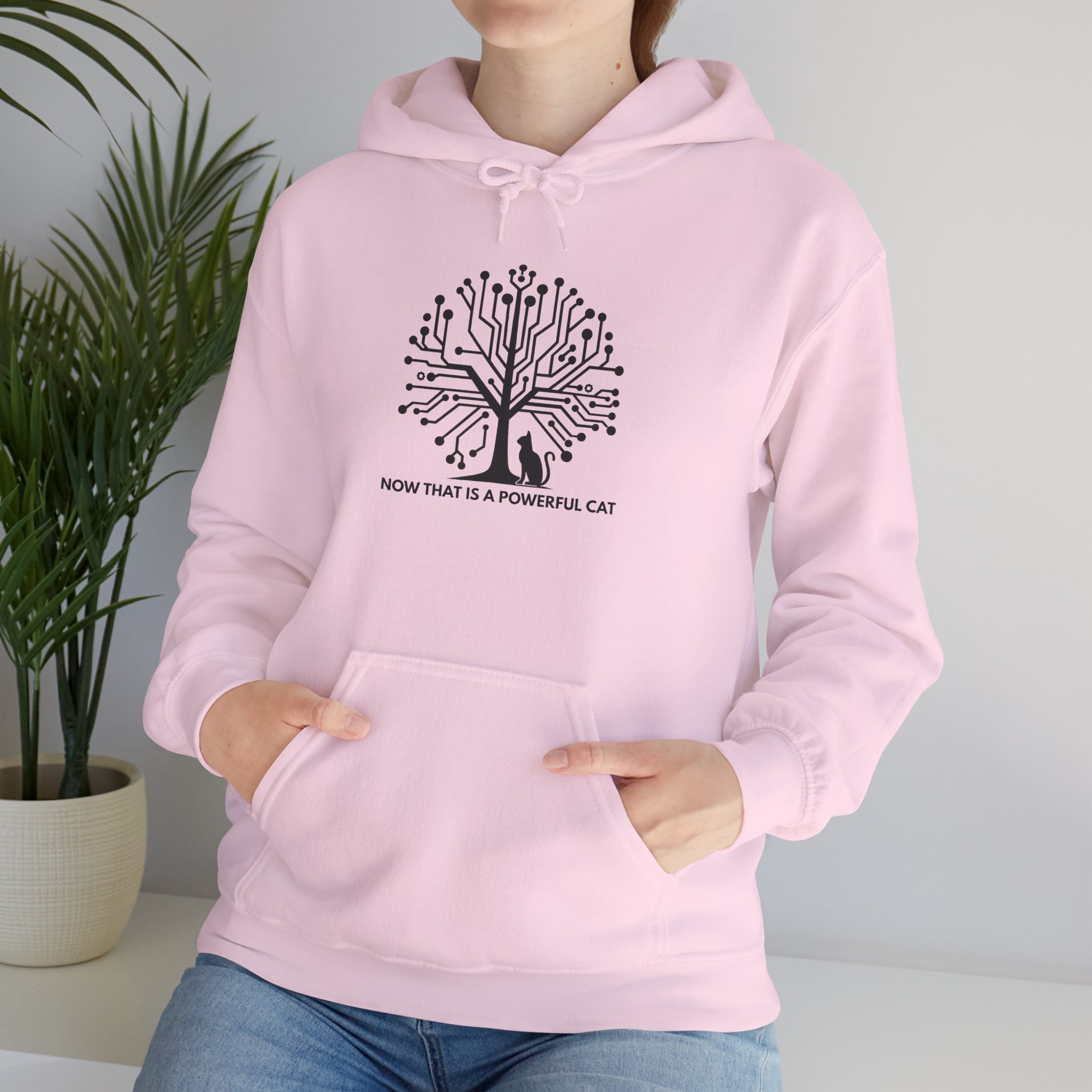 Neural Tree Cat Hoodie | AI Nature Pullover for Developers & Cat Lovers - Image 107