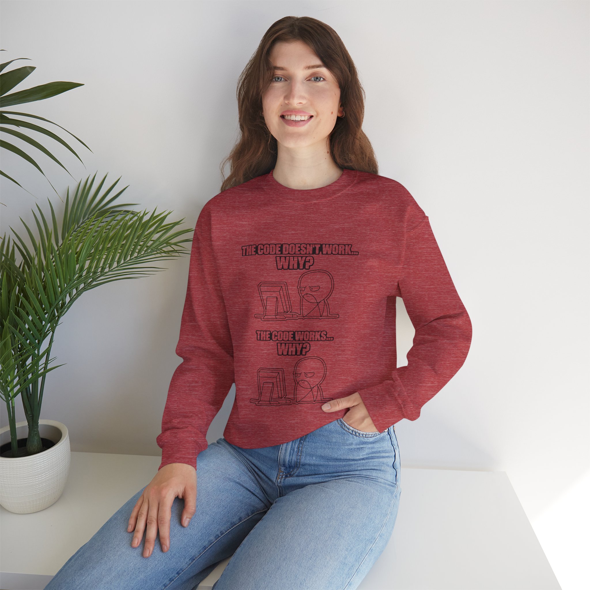 Now That Is a Powerful Cat — AI Meme Sweatshirt for Developers & Tech Fans - Image 89
