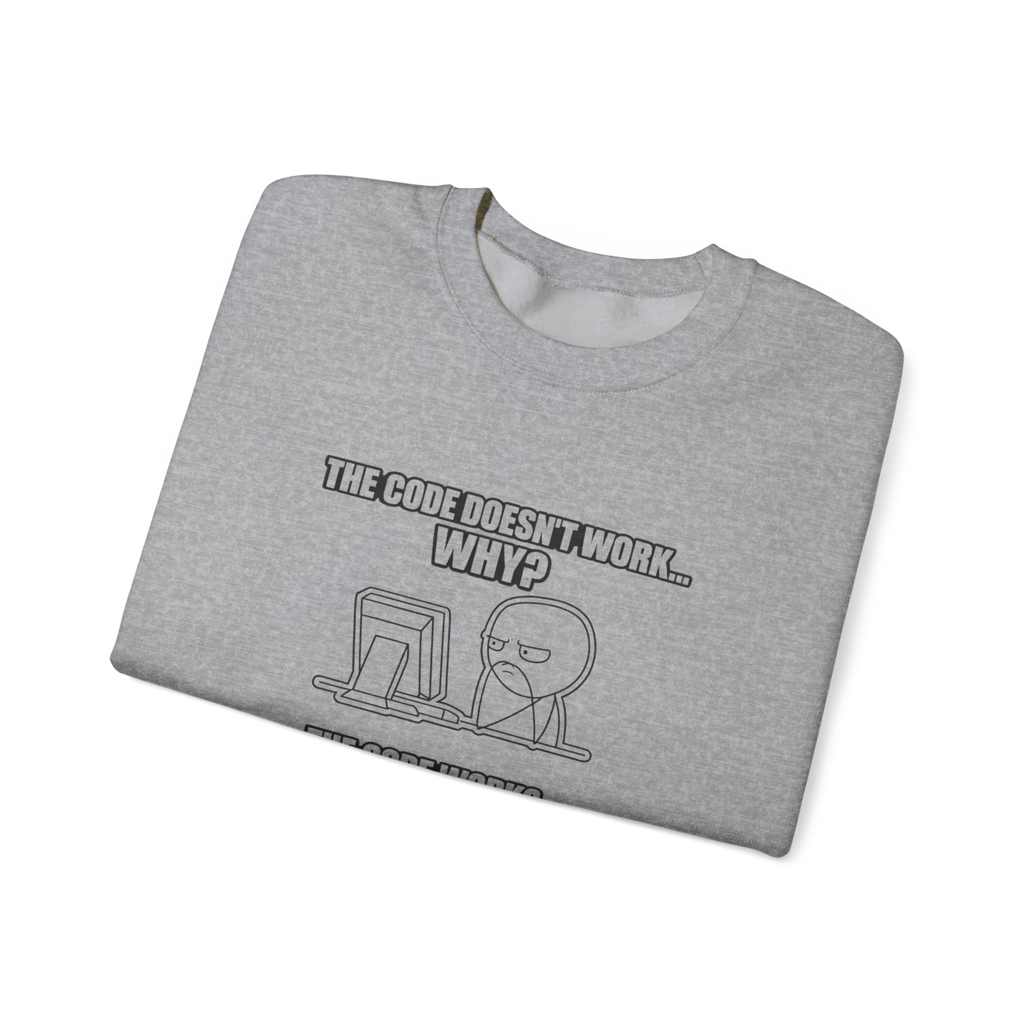 Now That Is a Powerful Cat — AI Meme Sweatshirt for Developers & Tech Fans - Image 48