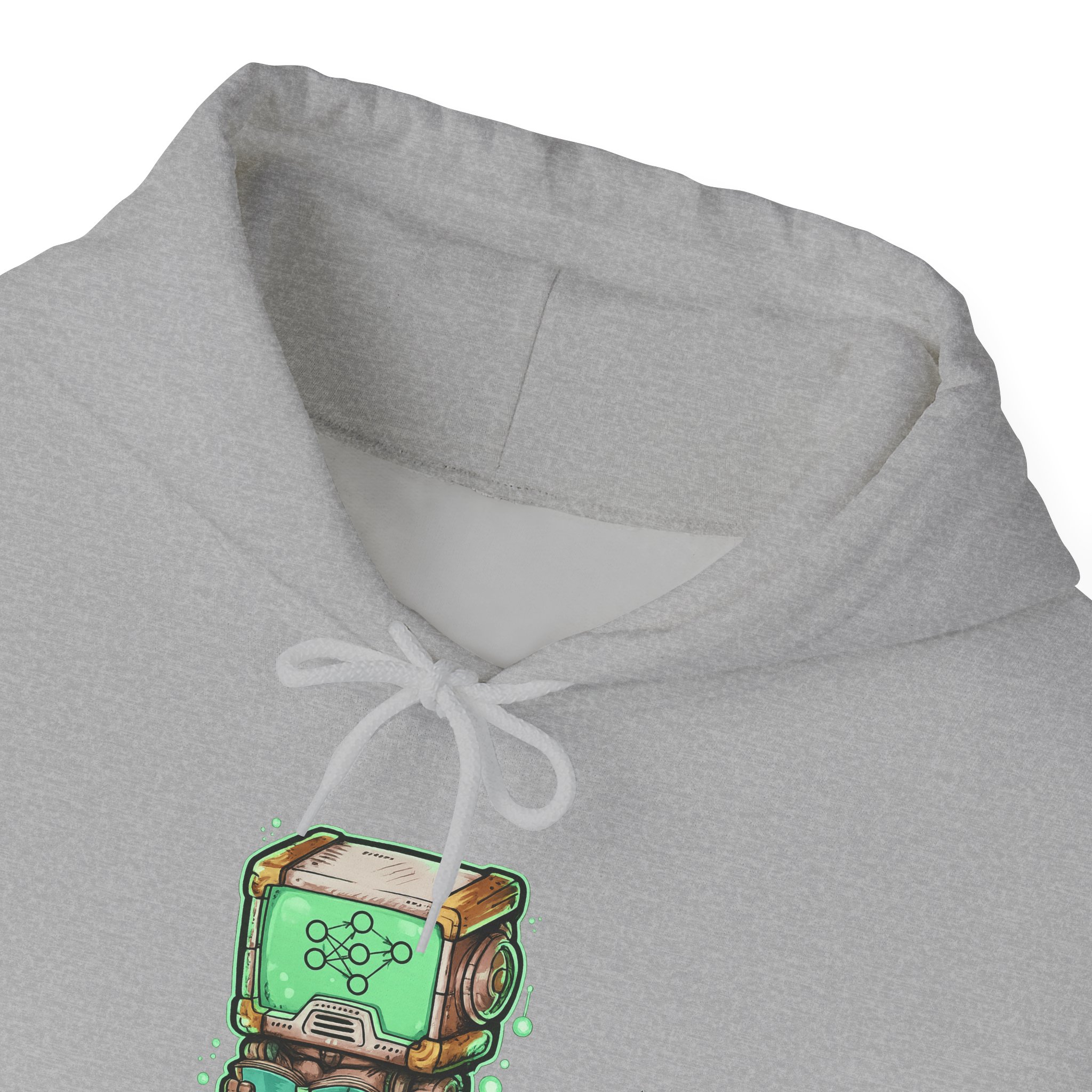 AI Robot Reading Hoodie | Neural Network Sweatshirt for ML Engineers - Image 50