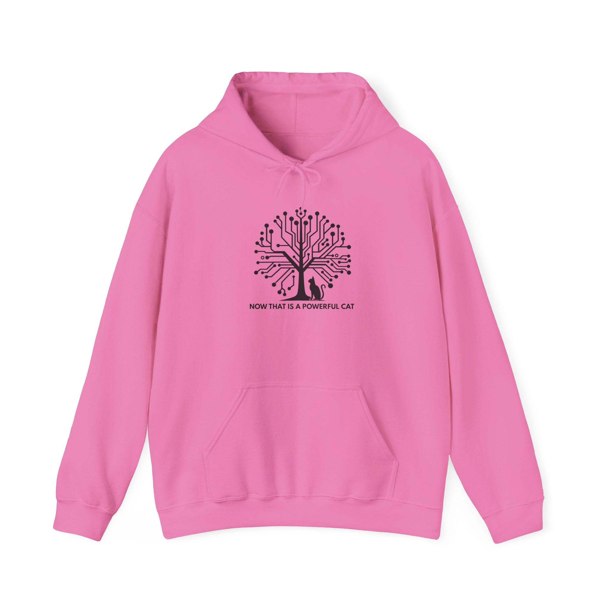 Neural Tree Cat Hoodie | AI Nature Pullover for Developers & Cat Lovers - Image 109