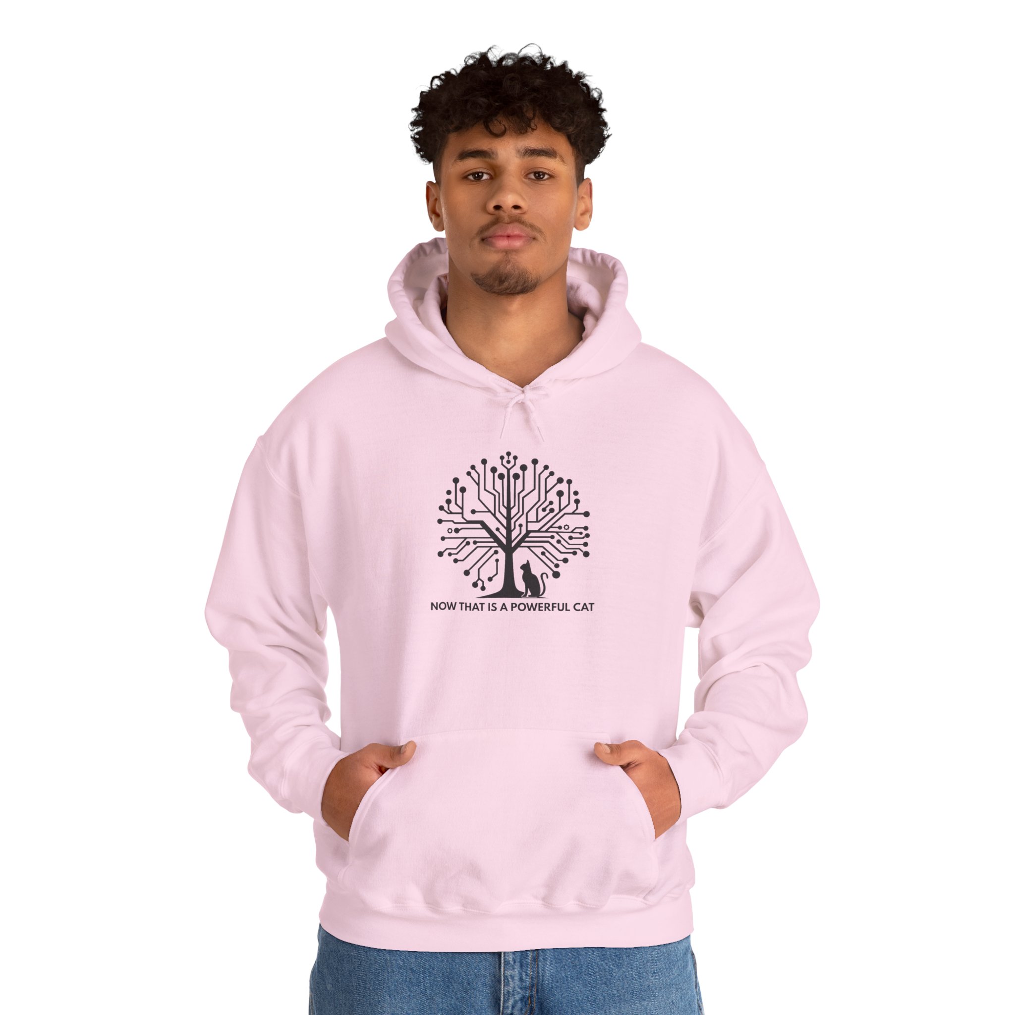 Neural Tree Cat Hoodie | AI Nature Pullover for Developers & Cat Lovers - Image 106