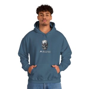A.I. Is Coming For You — Robot Skull Cyberpunk Hoodie AI Gift Idea
