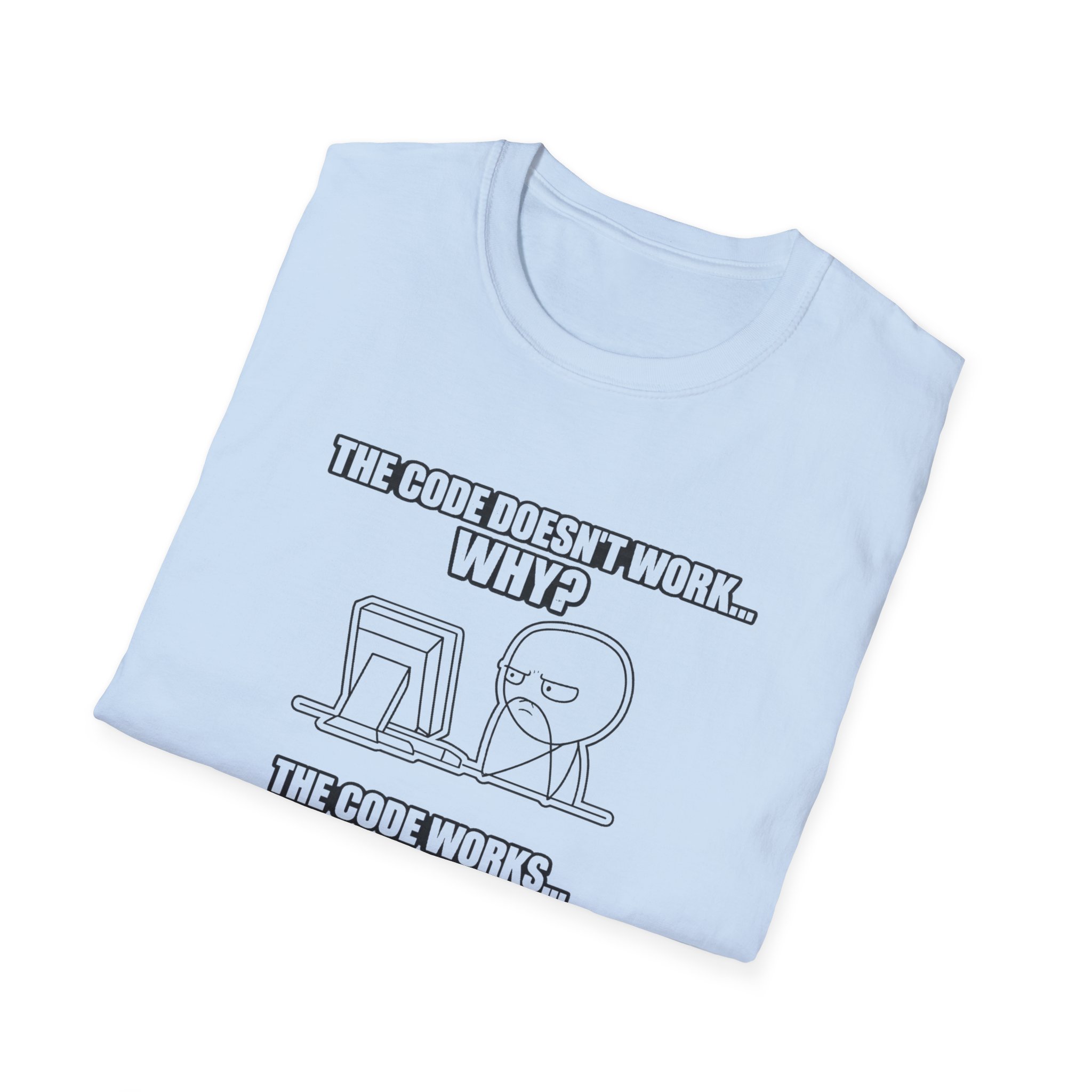 Now That Is a Powerful Cat — Funny AI Meme T-Shirt for Tech Nerds - Image 103