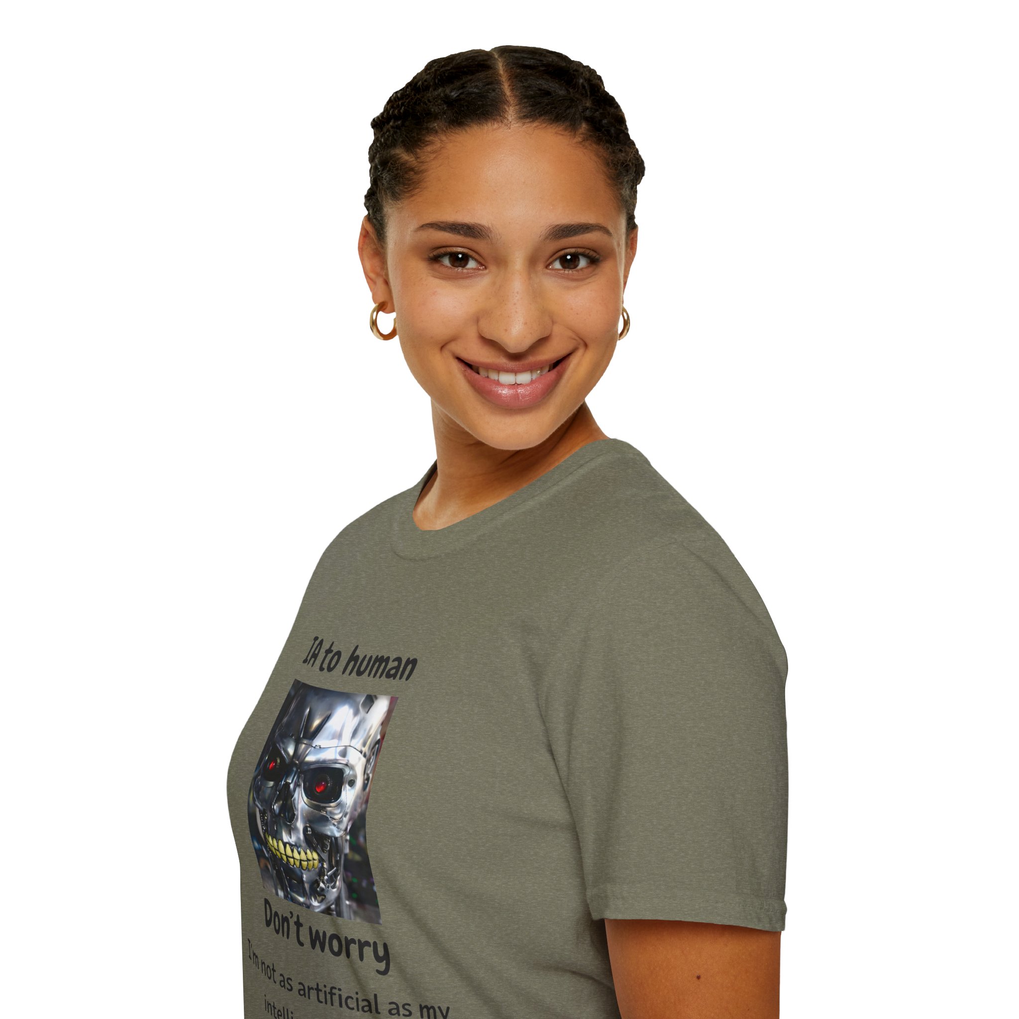 IA to Human Don't Worry — Funny AI Humor T-Shirt for Tech & Developers - Image 84