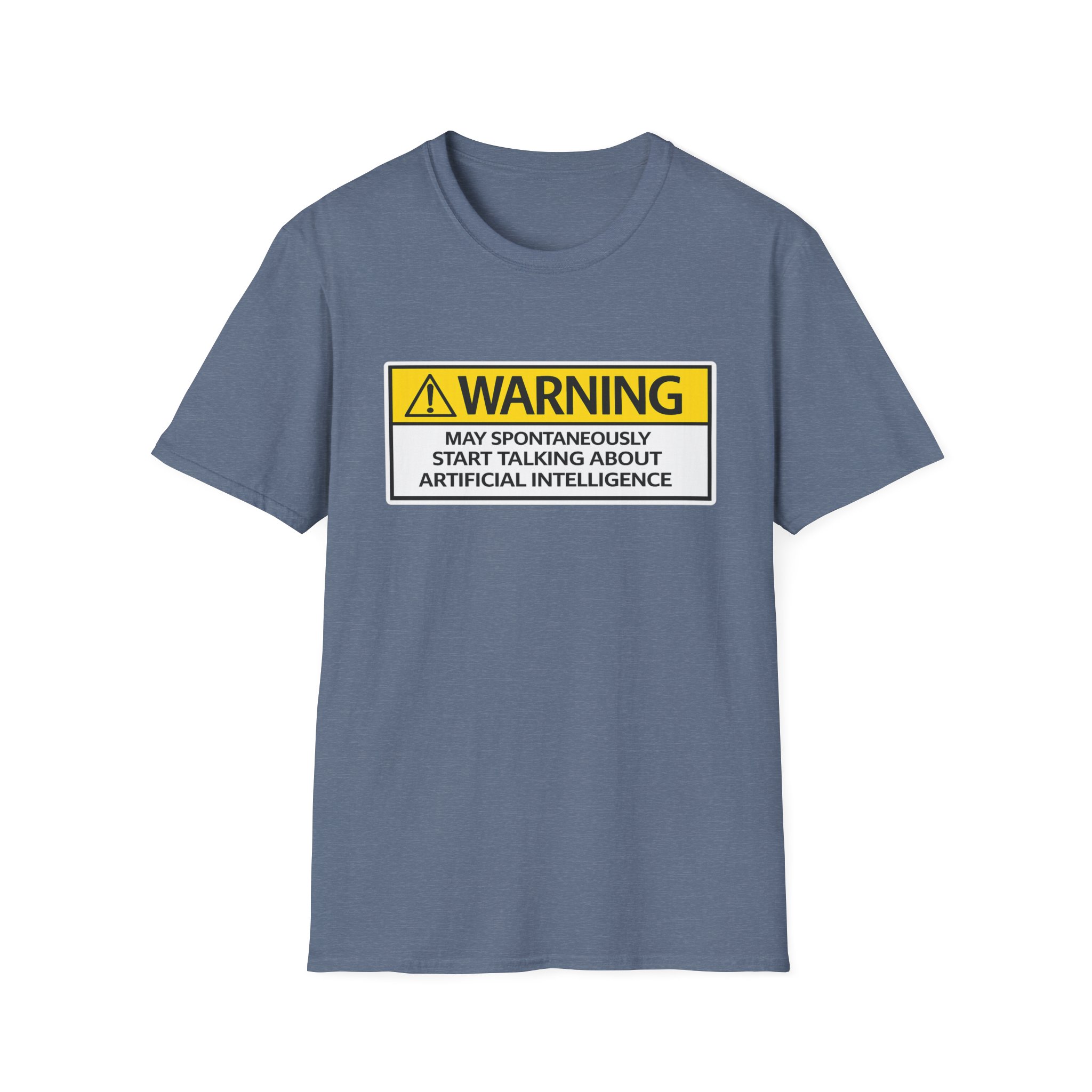 Warning May Talk About AI Tee | Funny Artificial Intelligence Shirt - Image 64