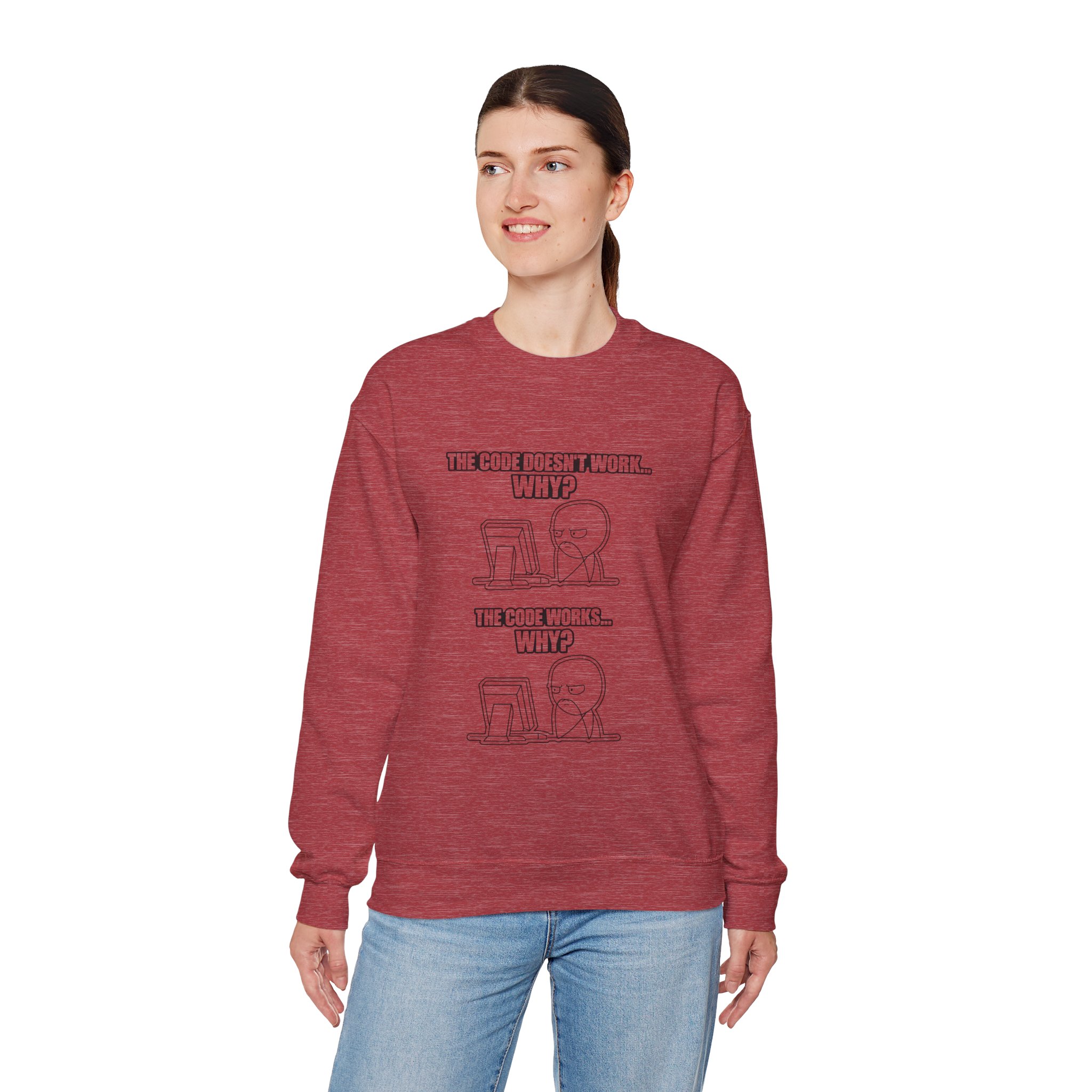 Now That Is a Powerful Cat — AI Meme Sweatshirt for Developers & Tech Fans - Image 88