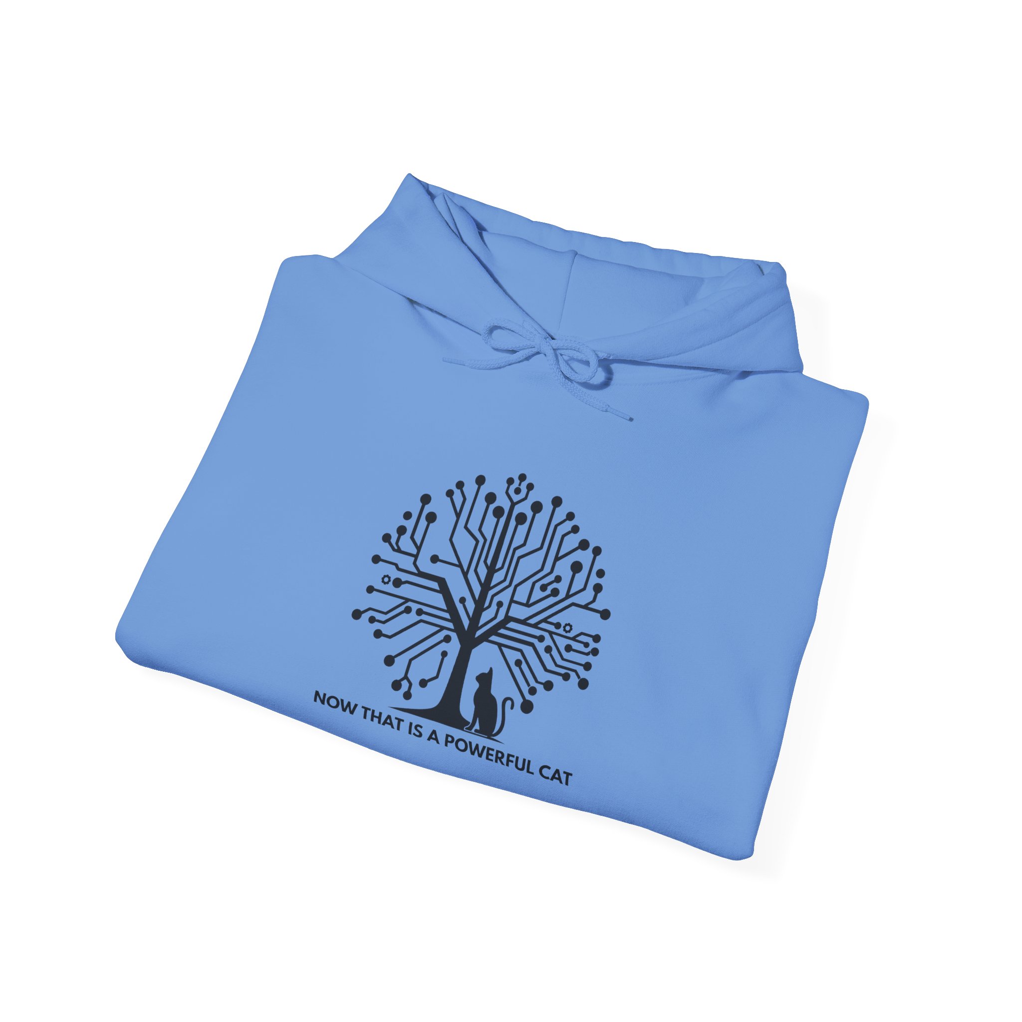 Neural Tree Cat Hoodie | AI Nature Pullover for Developers & Cat Lovers - Image 85
