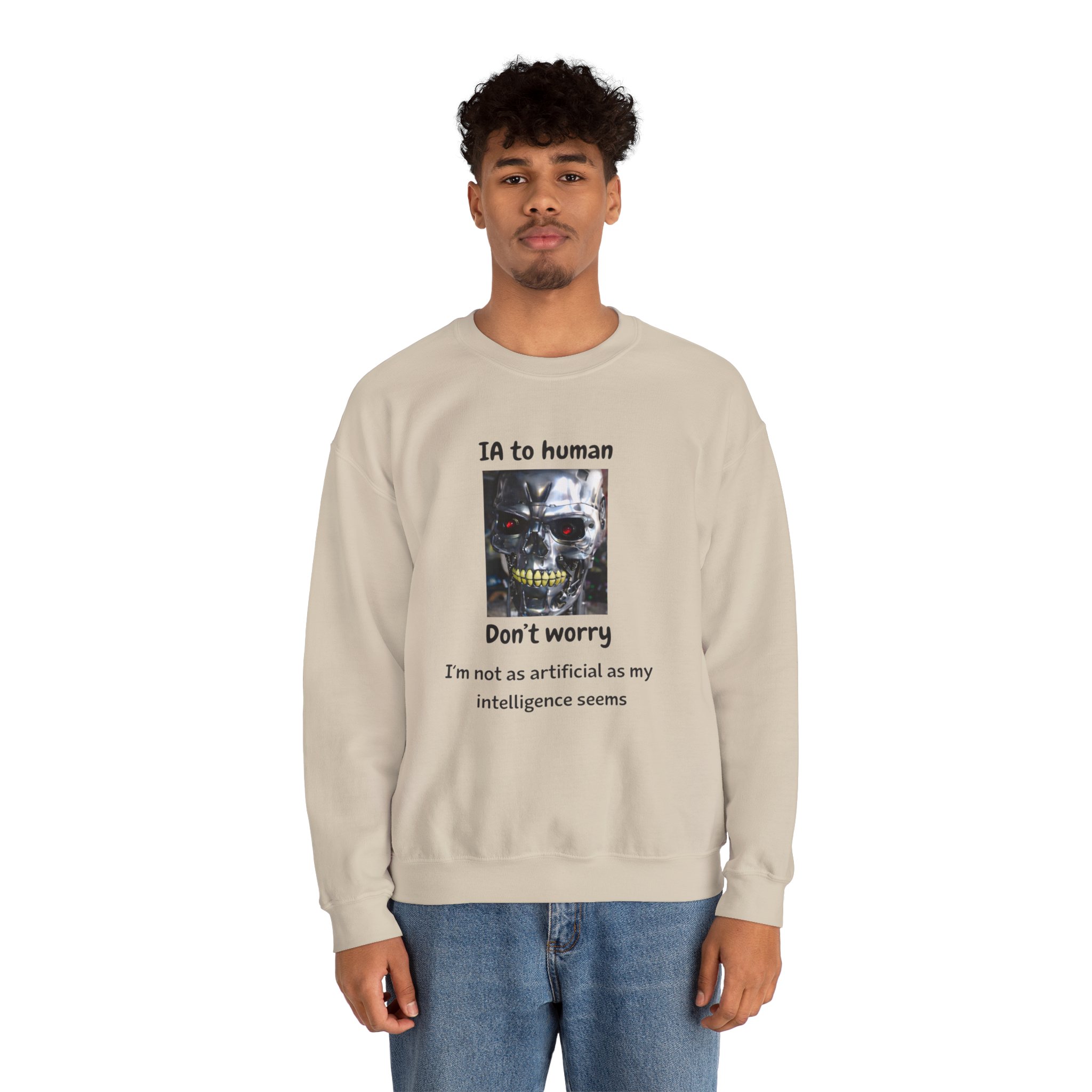 IA to Human Don't Worry — Funny AI Sweatshirt Gift for Developers - Image 44