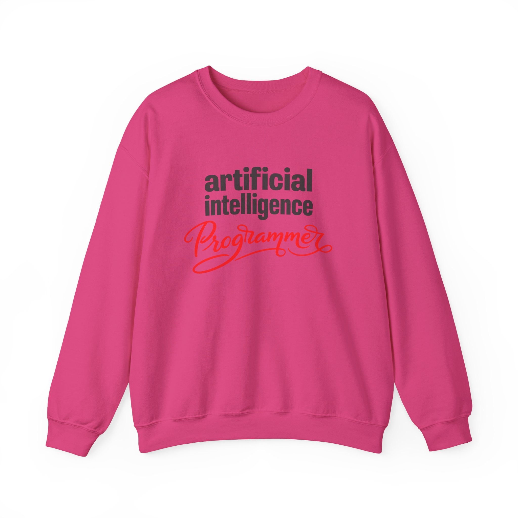 Artificial Intelligence Programmer Sweatshirt | Bold Script Developer Hoodie - Image 64