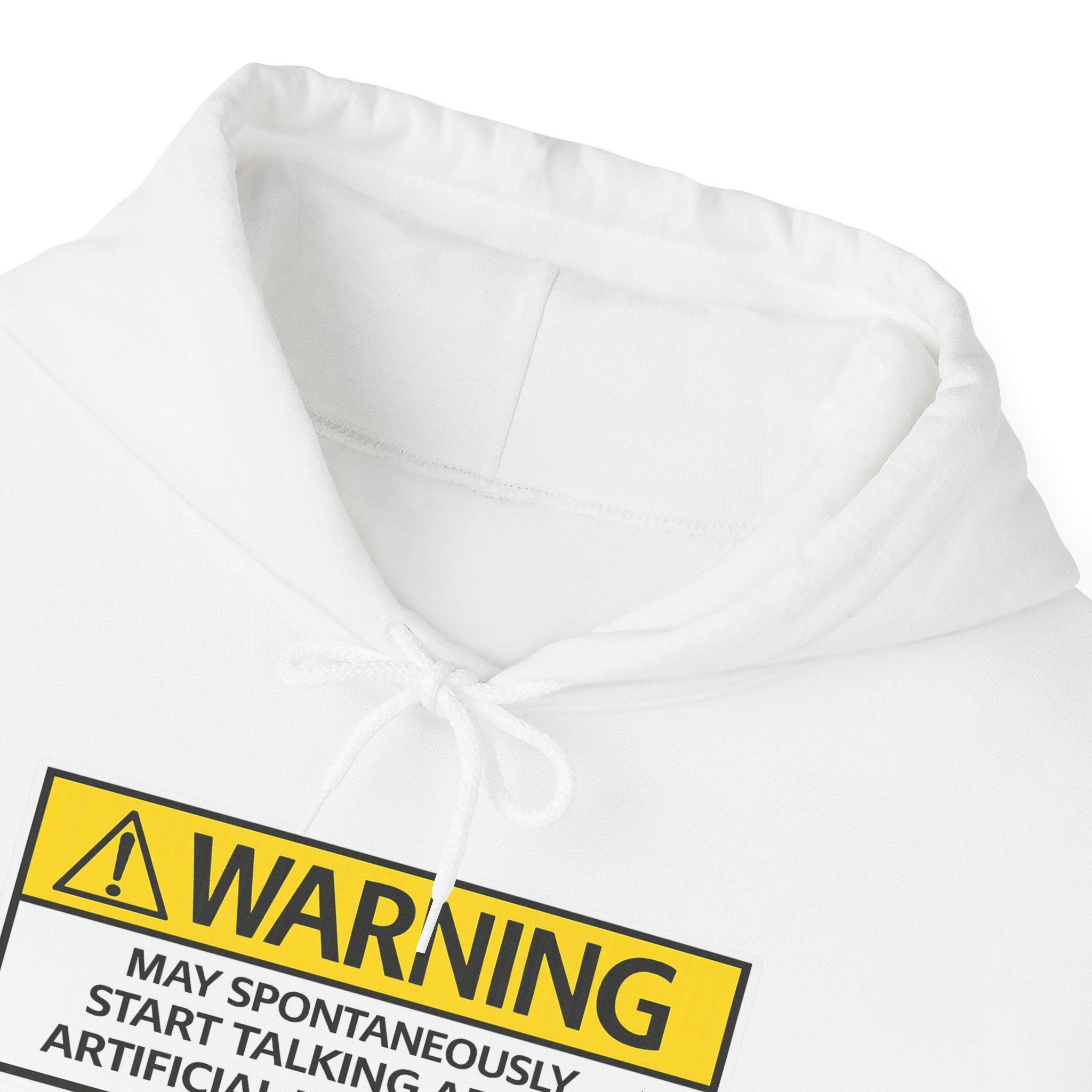 Warning May Talk About AI Hoodie | Funny Artificial Intelligence Sweatshirt - Image 18