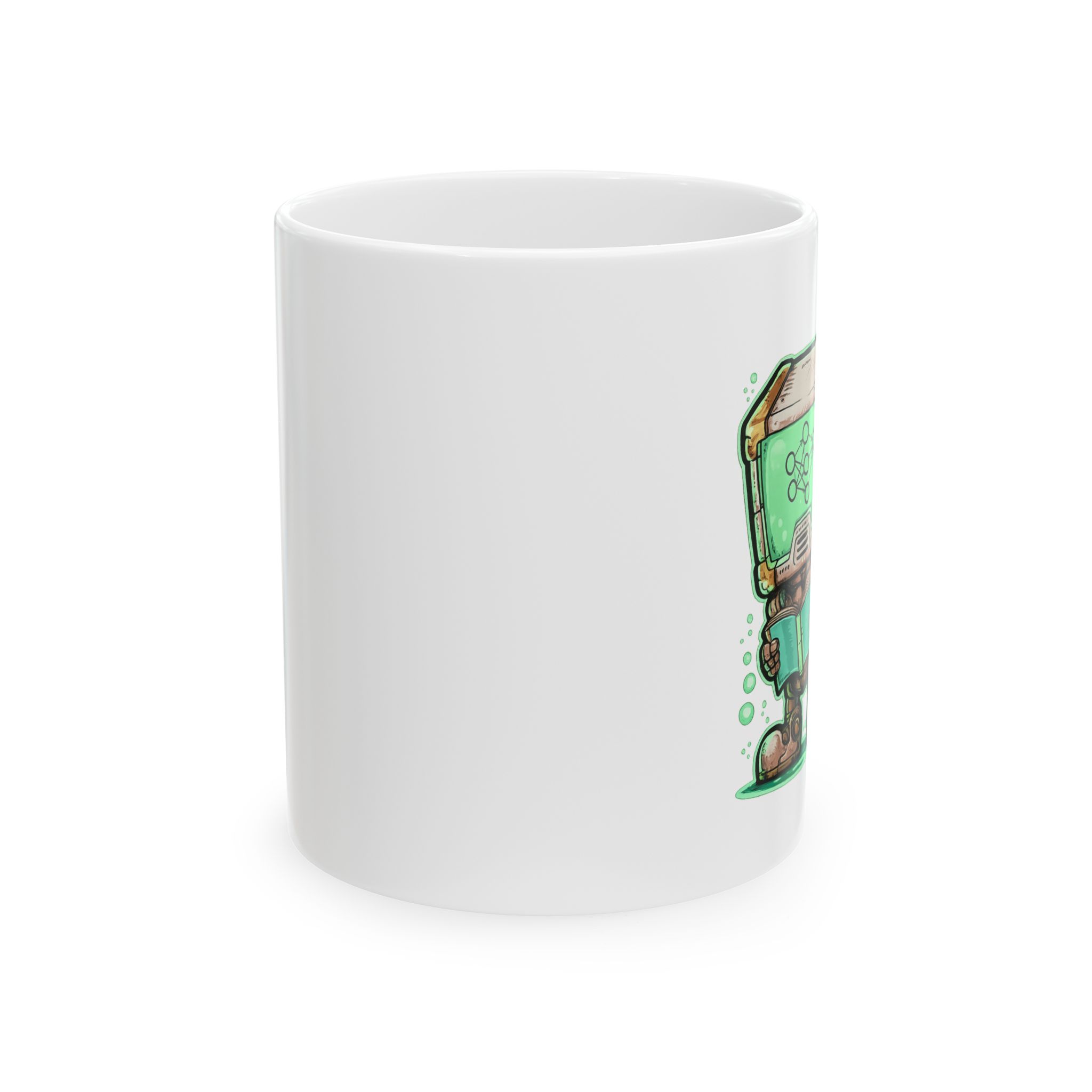 Neural Network Robot Coffee Mug — Funny AI Developer Gift for Machine Learning Engineers and Data Scientists - Image 3
