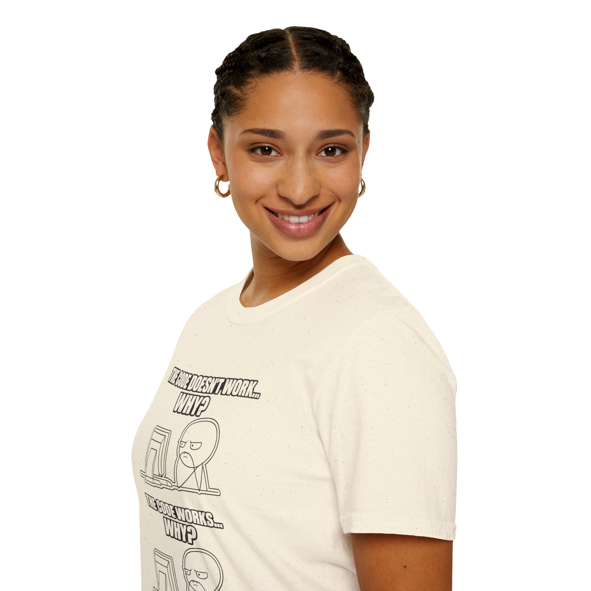 Now That Is a Powerful Cat — Funny AI Meme T-Shirt for Tech Nerds - Image 29