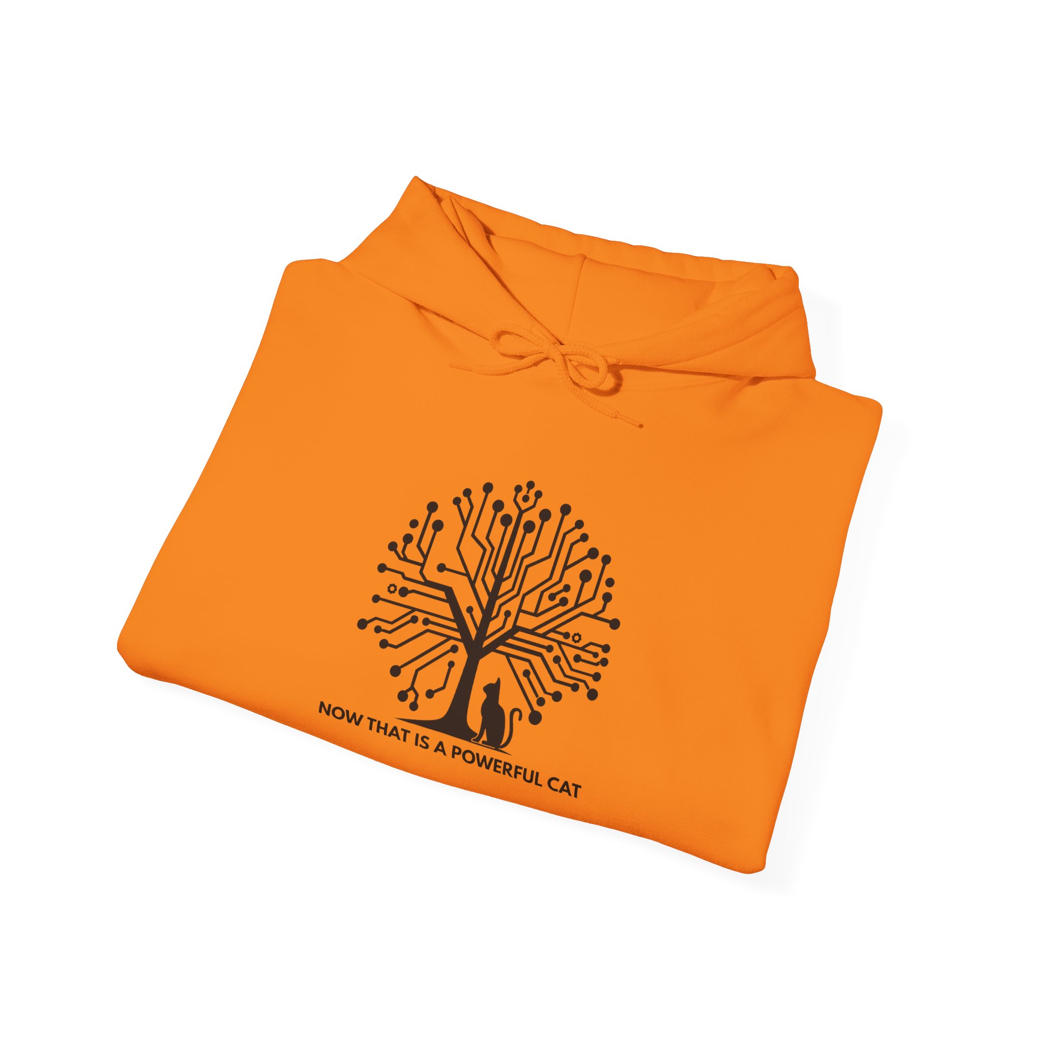 Neural Tree Cat Hoodie | AI Nature Pullover for Developers & Cat Lovers - Image 67