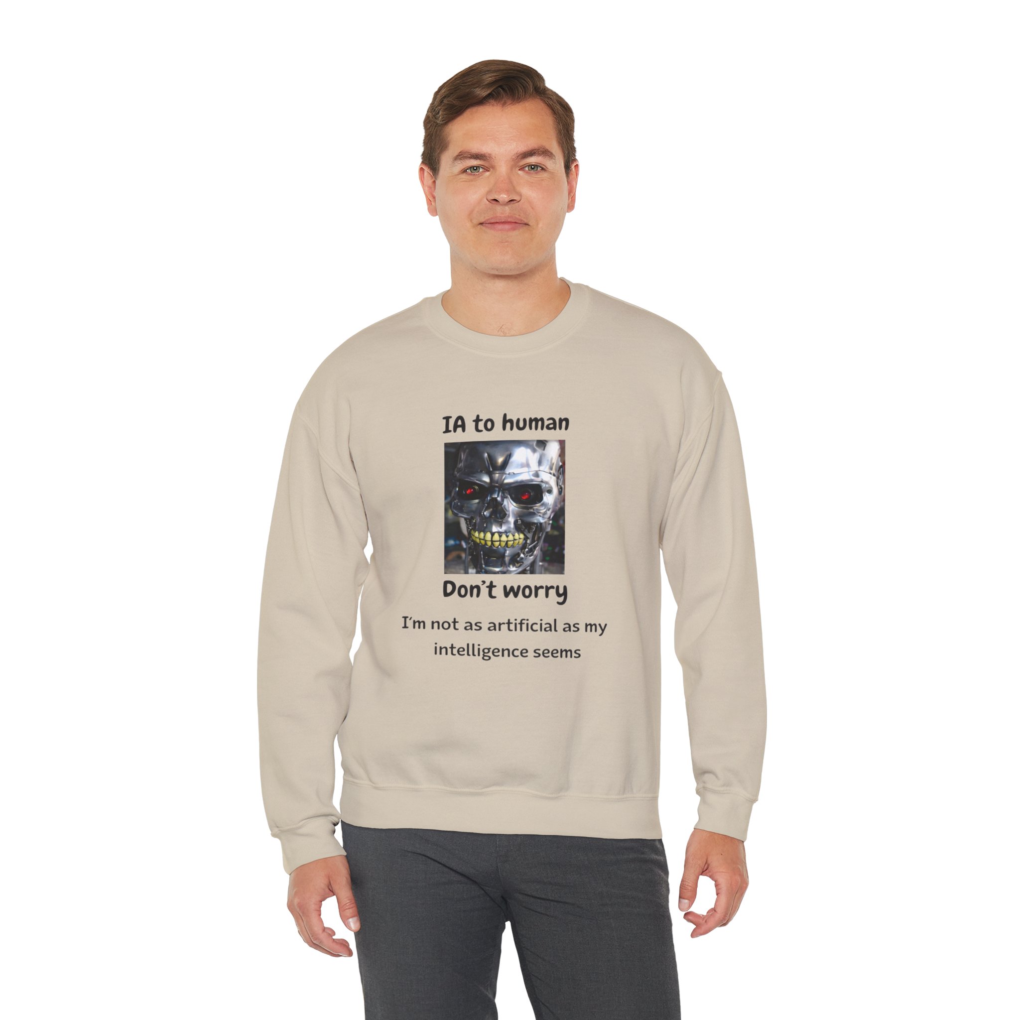 IA to Human Don't Worry — Funny AI Sweatshirt Gift for Developers - Image 45
