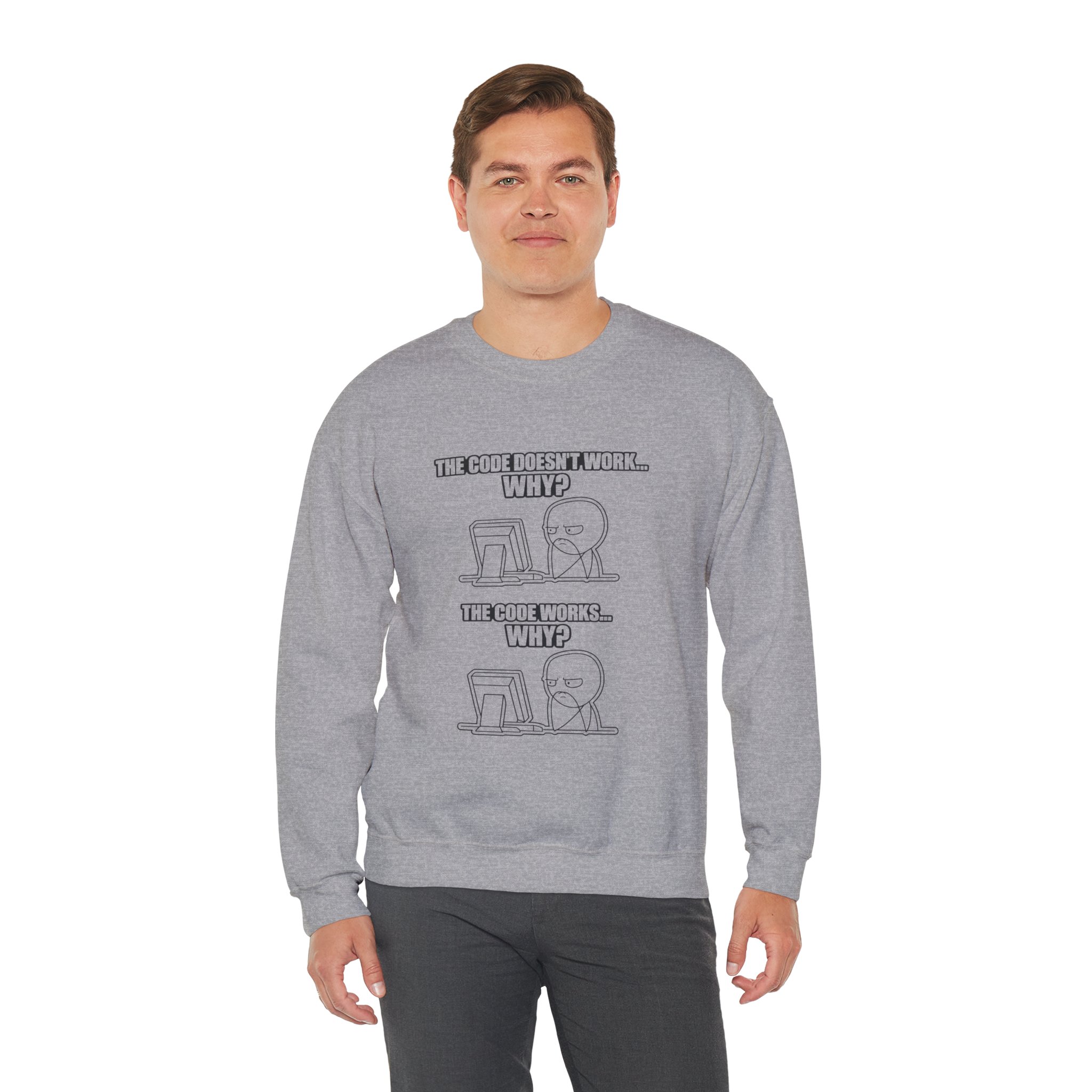 Now That Is a Powerful Cat — AI Meme Sweatshirt for Developers & Tech Fans - Image 51