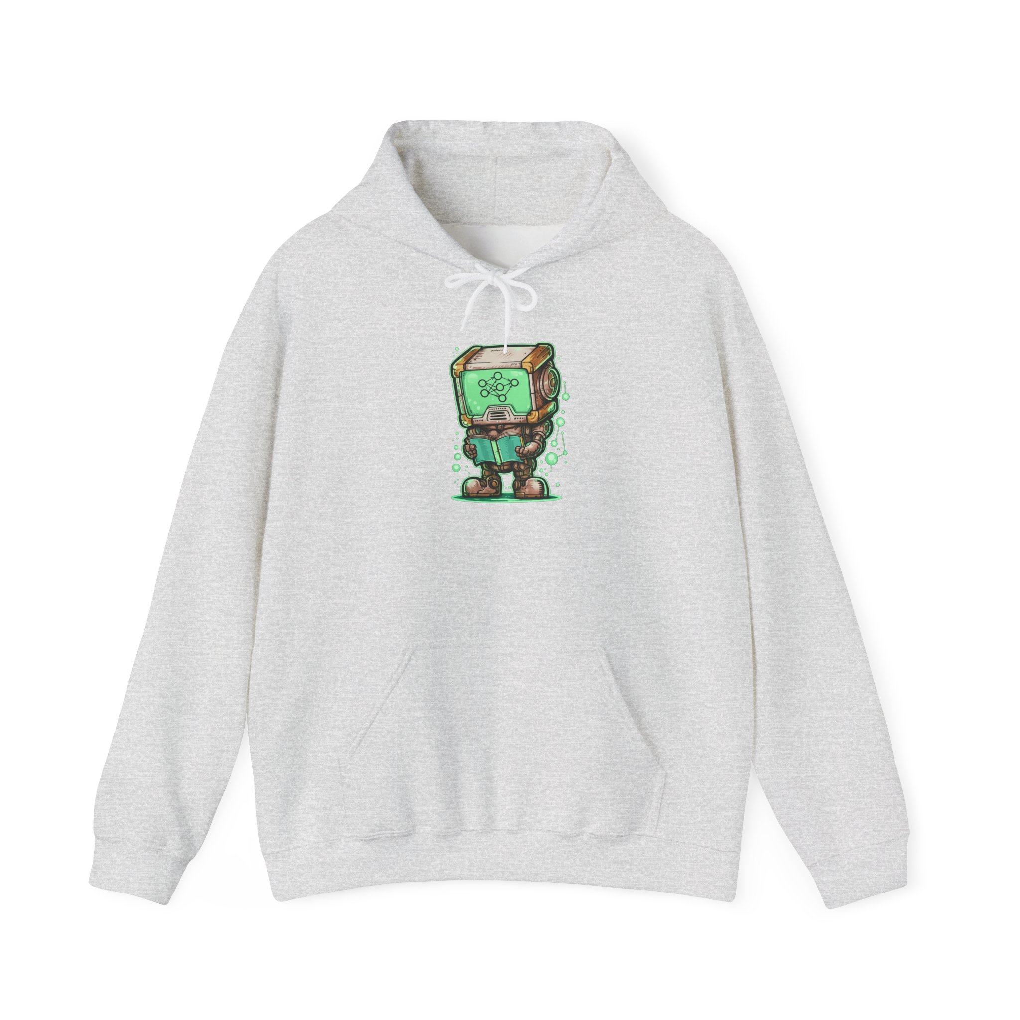 AI Robot Reading Hoodie | Neural Network Sweatshirt for ML Engineers - Image 19