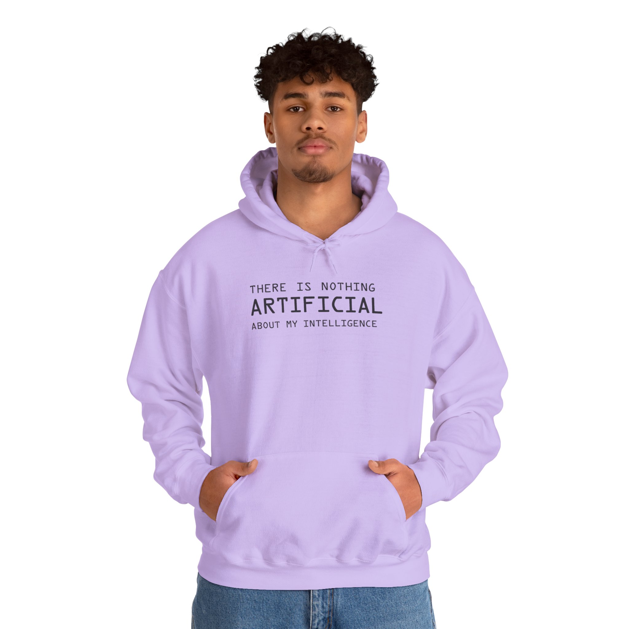 There Is Nothing Artificial About My Intelligence – Funny AI Hoodie - Image 91