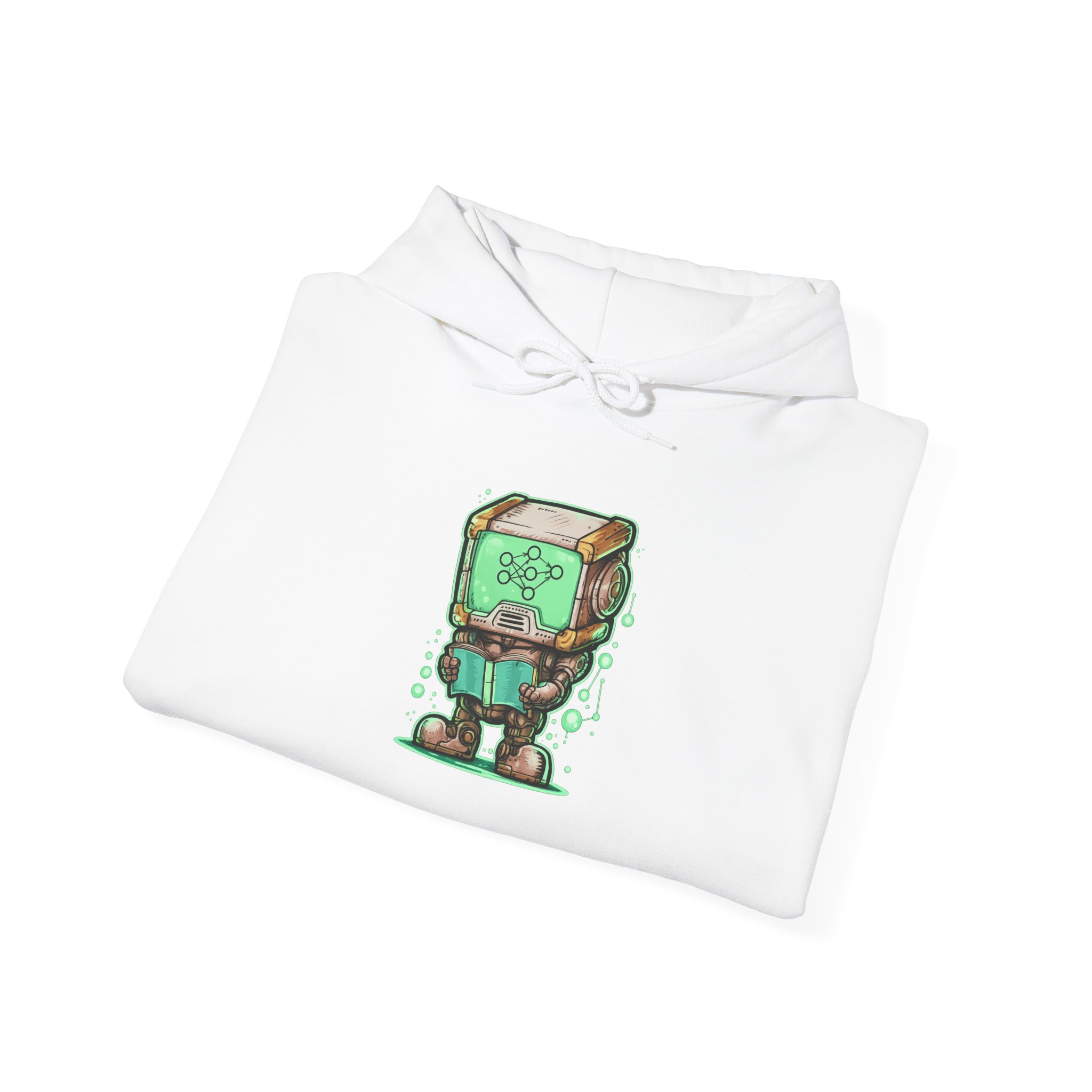 AI Robot Reading Hoodie | Neural Network Sweatshirt for ML Engineers - Image 13