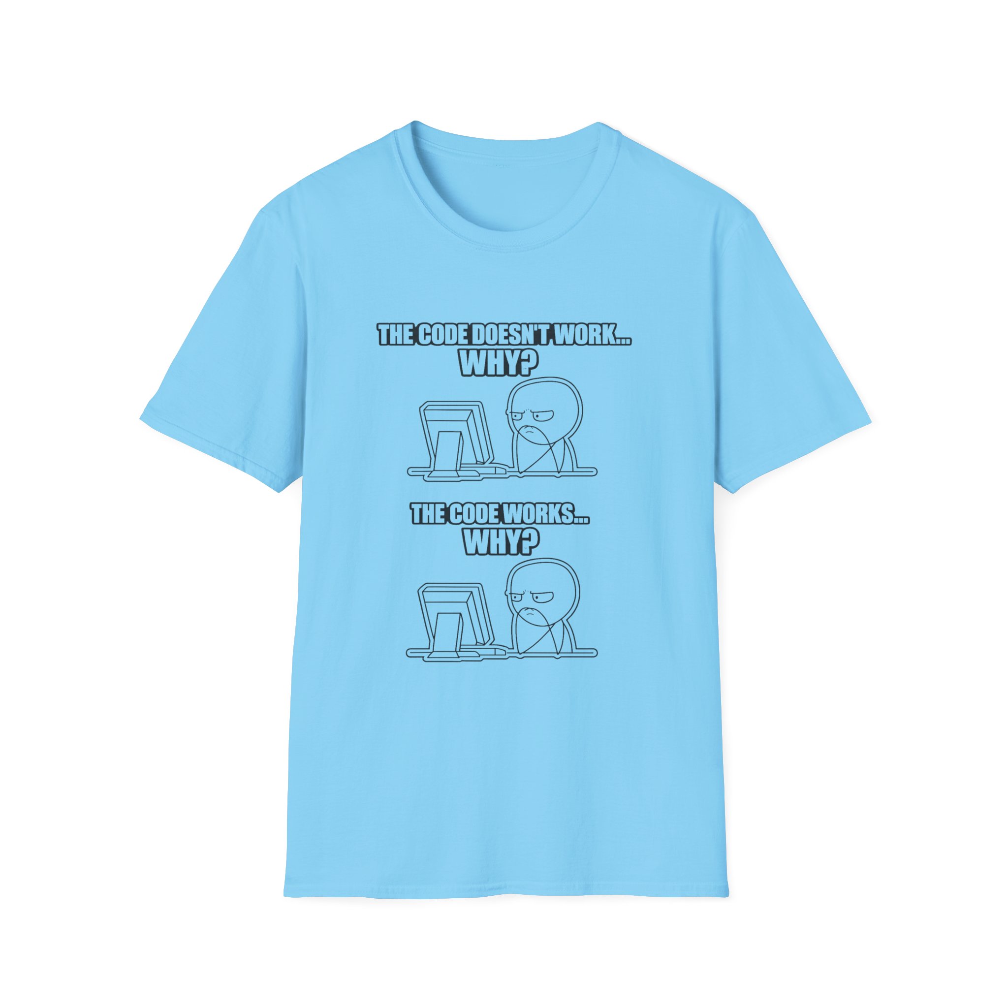 Now That Is a Powerful Cat — Funny AI Meme T-Shirt for Tech Nerds - Image 144